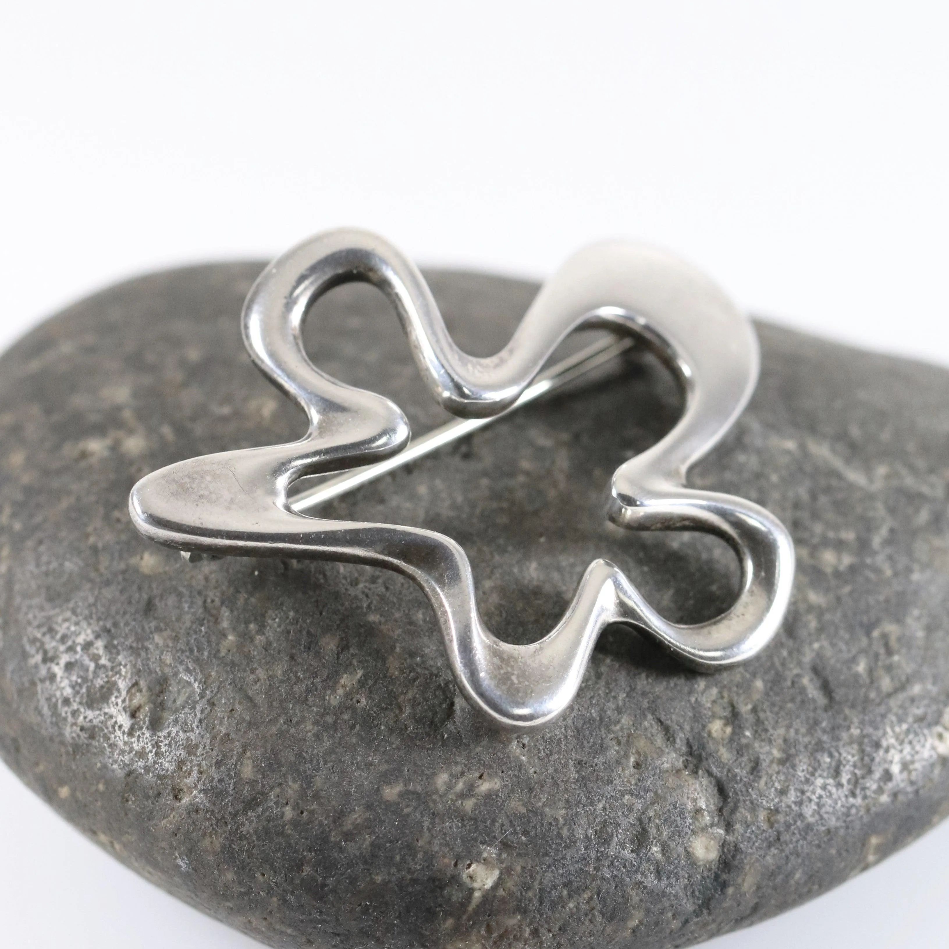 SOLD OUT: Vintage Georg Jensen Jewelry | Henning Koppel Abstract Pin 321