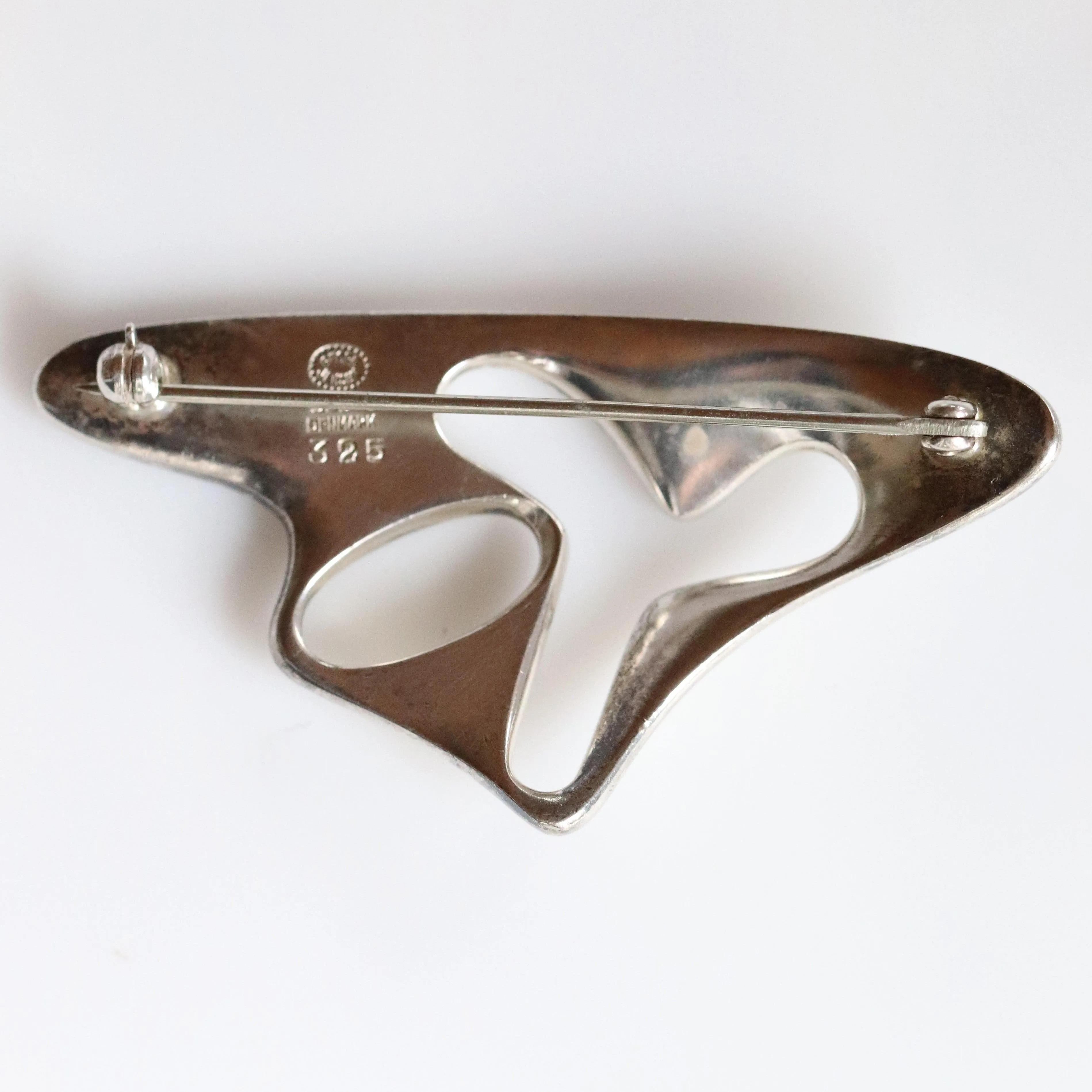 SOLD OUT: Vintage Georg Jensen Jewelry | Henning Koppel Modernist Abstract Brooch 325