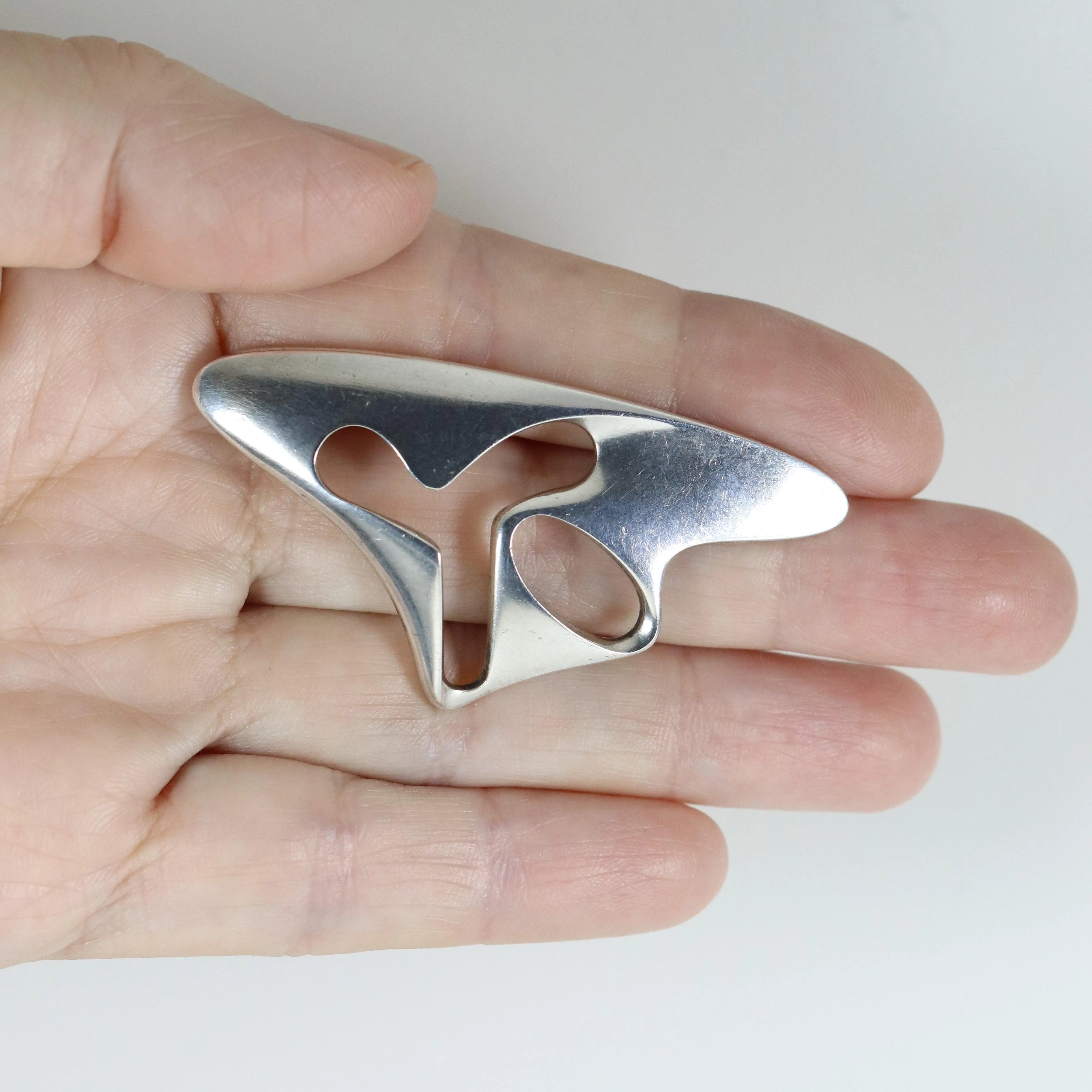 SOLD OUT: Vintage Georg Jensen Jewelry | Henning Koppel Modernist Abstract Brooch 325