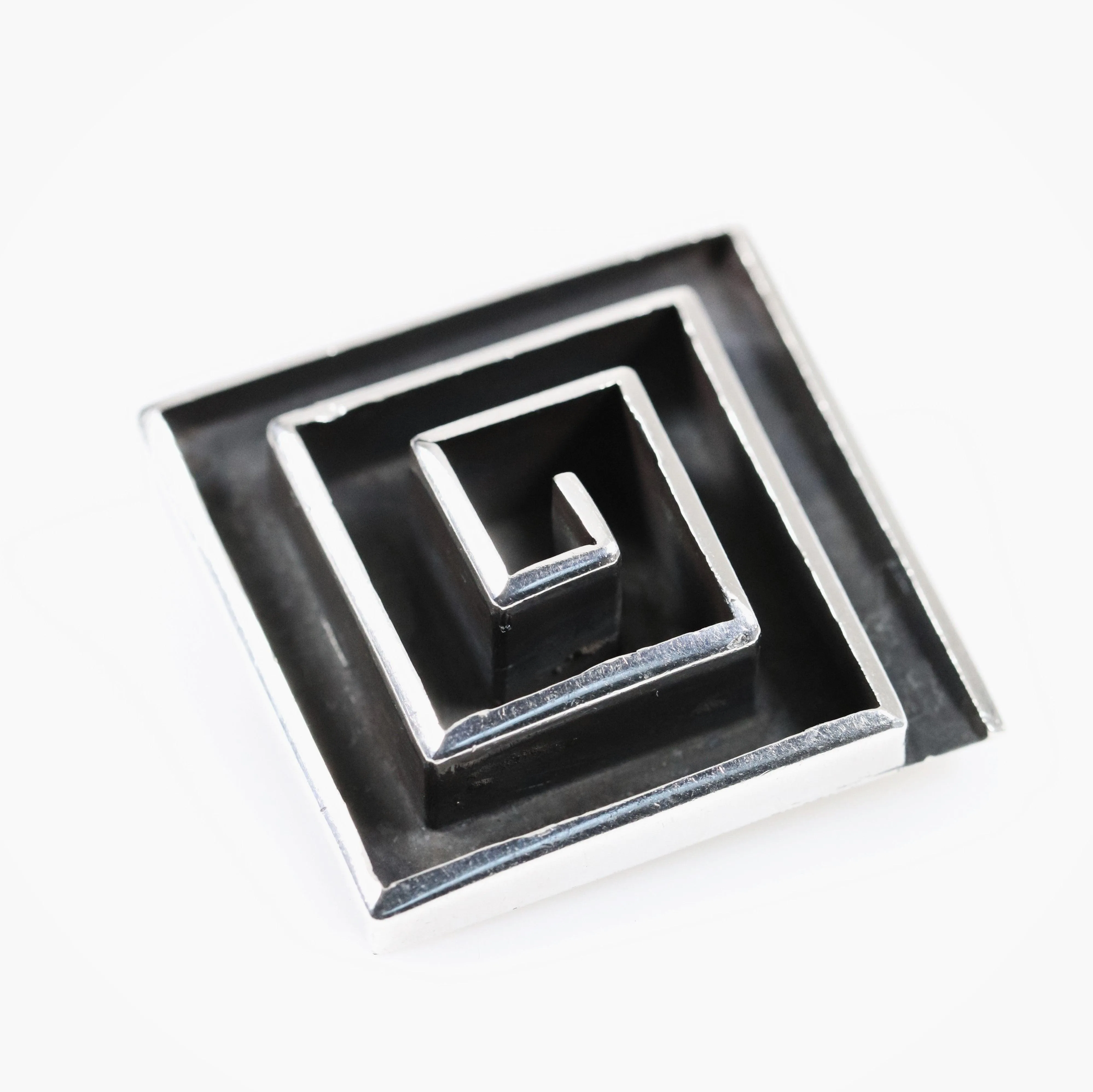 SOLD OUT: Vintage Maricela Taxco Silver Mexican Jewelry | Geometric Maze Brooch or Pendant