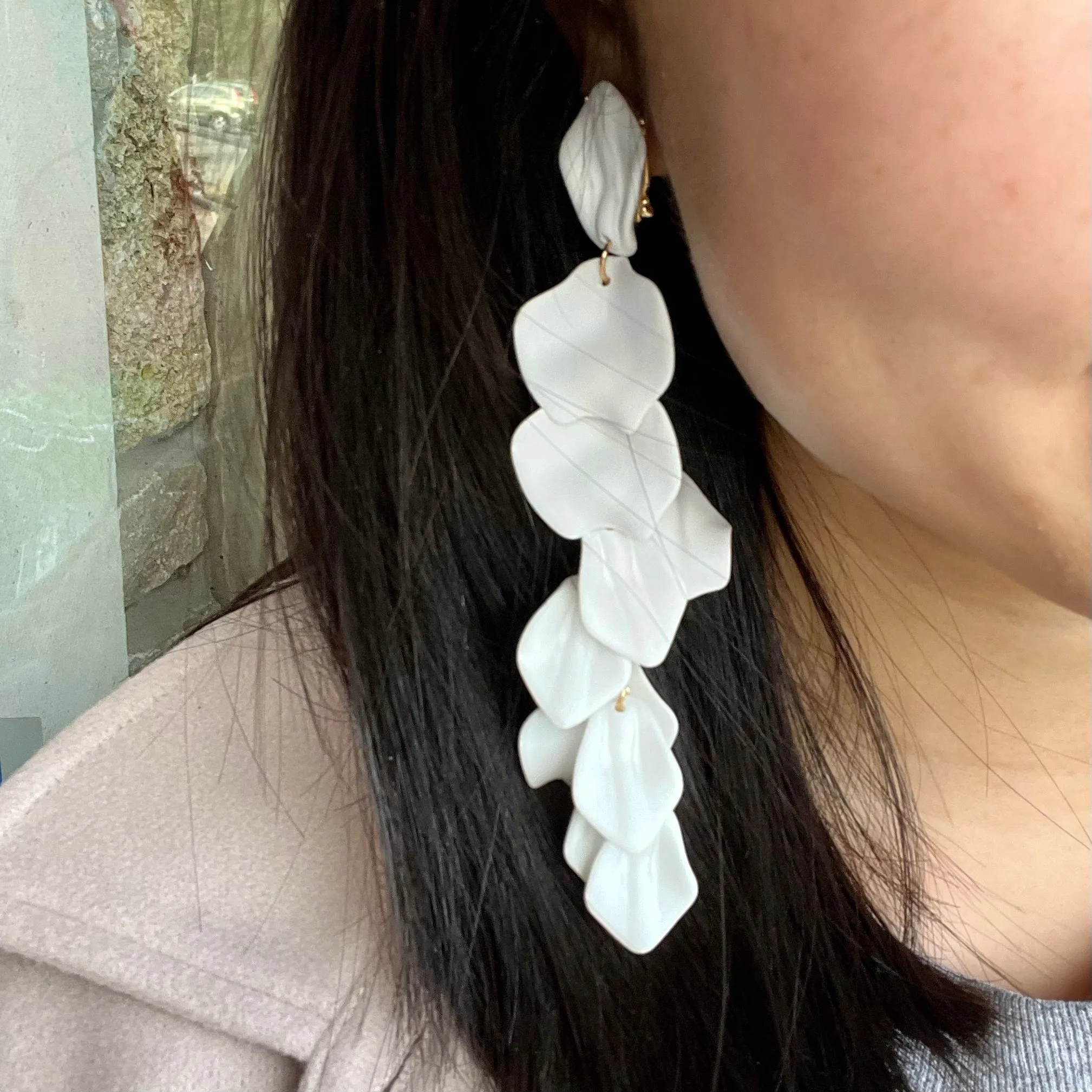 Sophia Petal Dangle Earrings