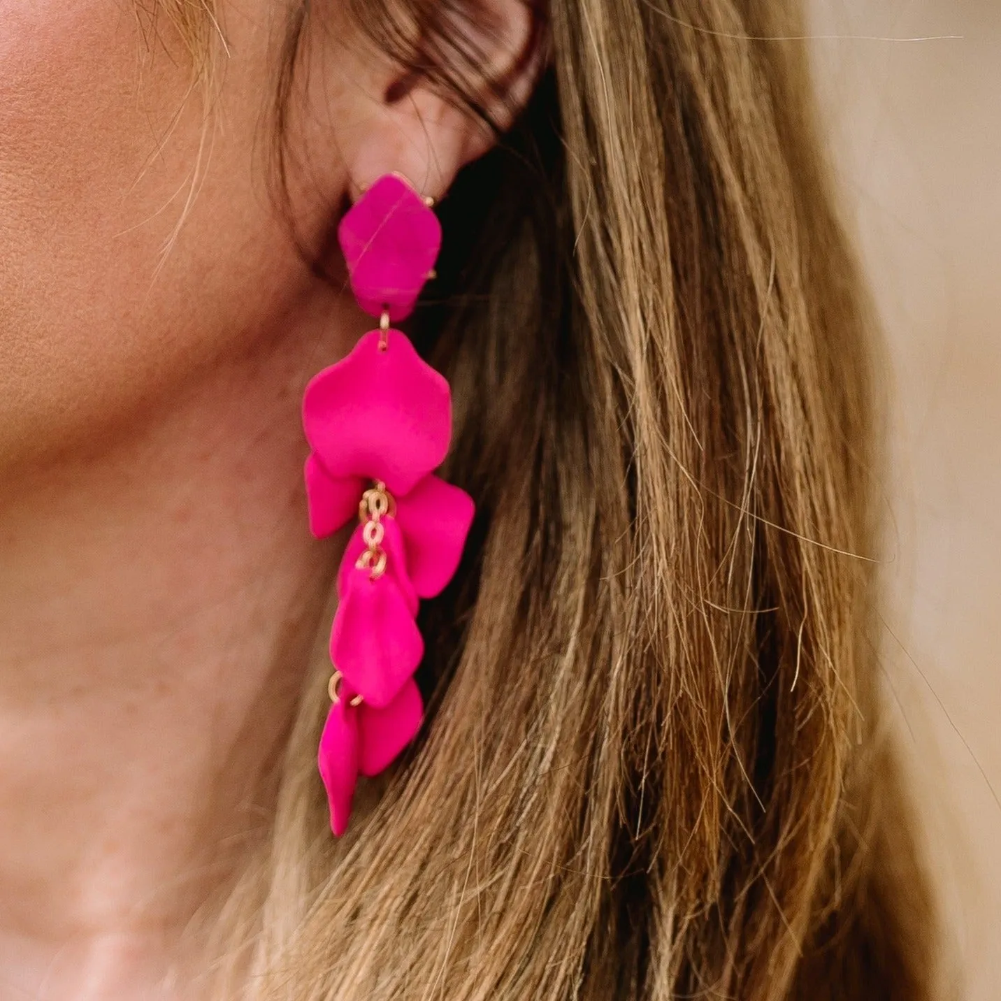 Sophia Petal Dangle Earrings
