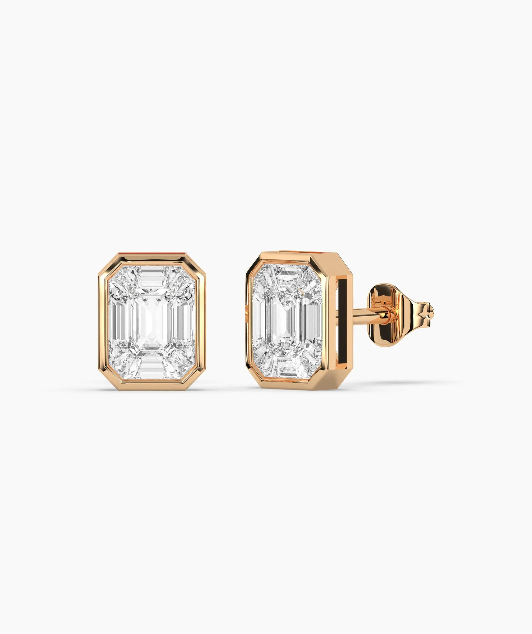 Sophisticated Emerald-Style Studs