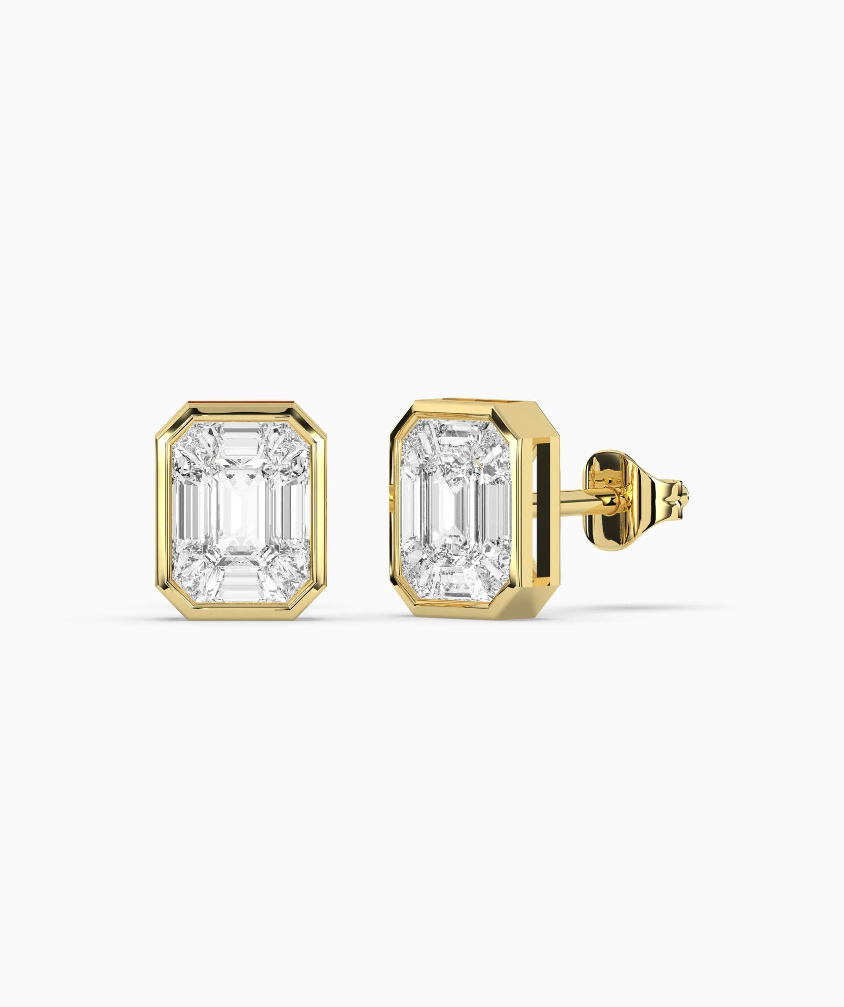 Sophisticated Emerald-Style Studs