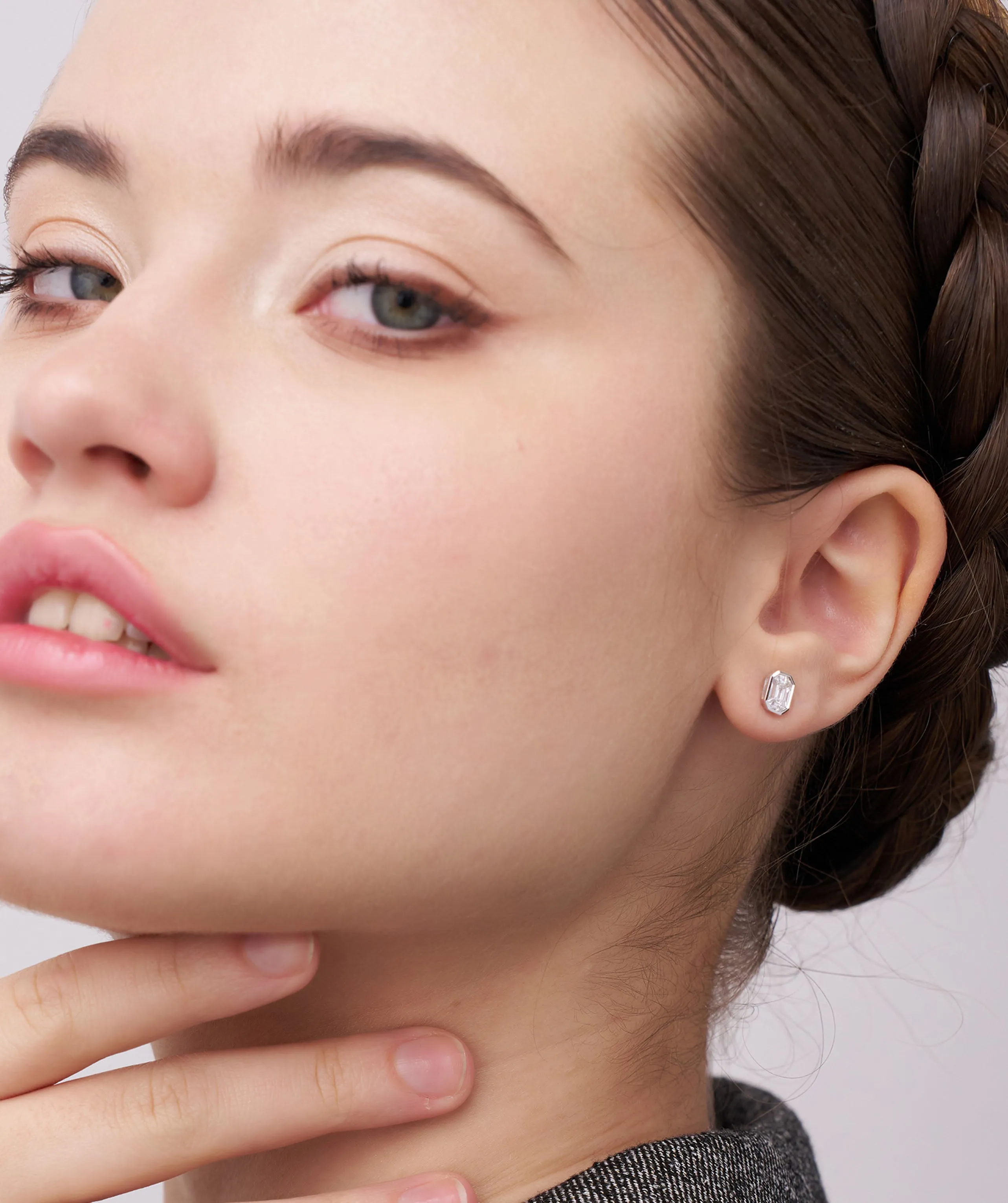 Sophisticated Emerald-Style Studs