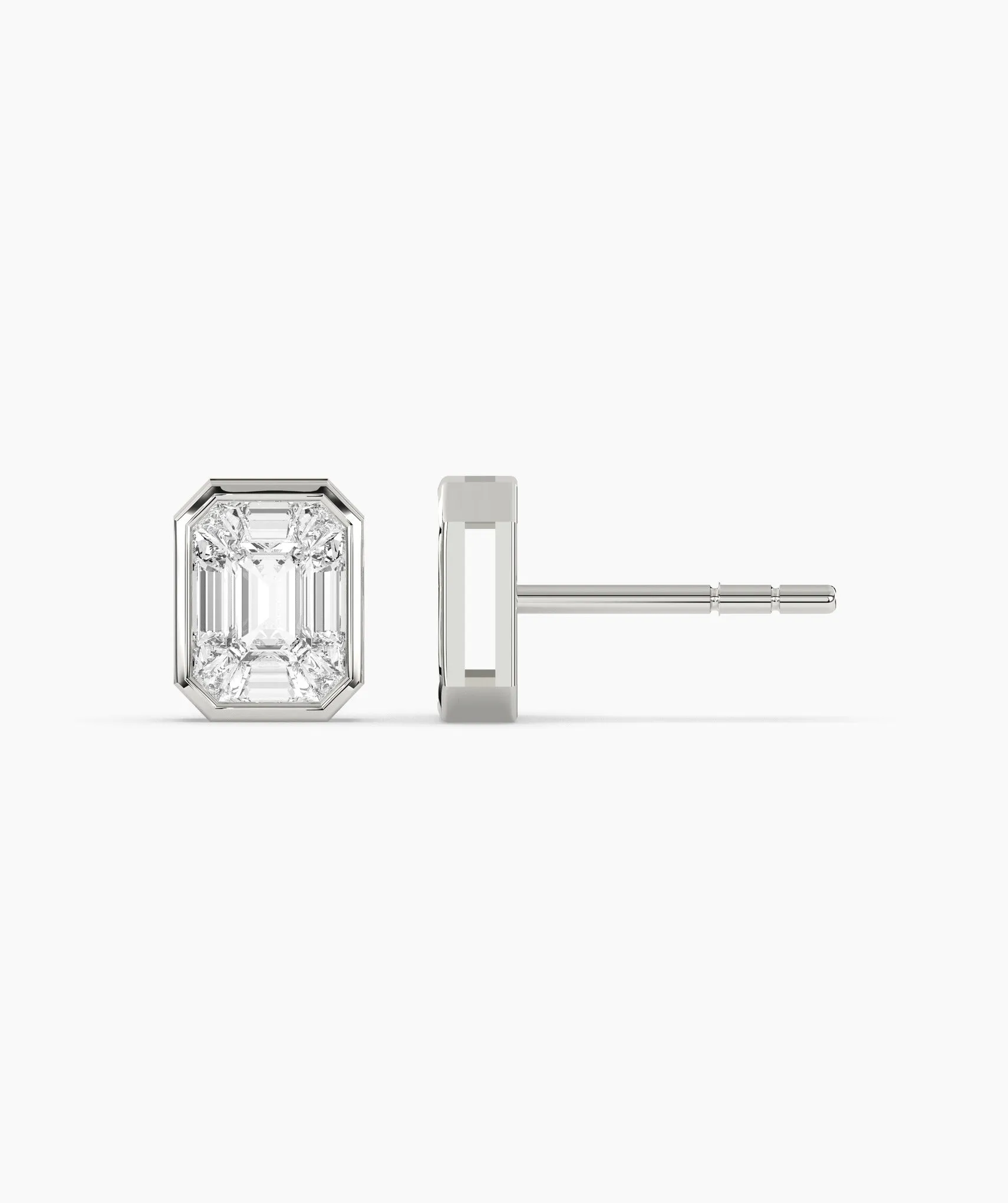 Sophisticated Emerald-Style Studs