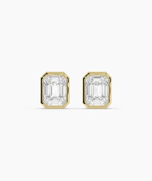Sophisticated Emerald-Style Studs