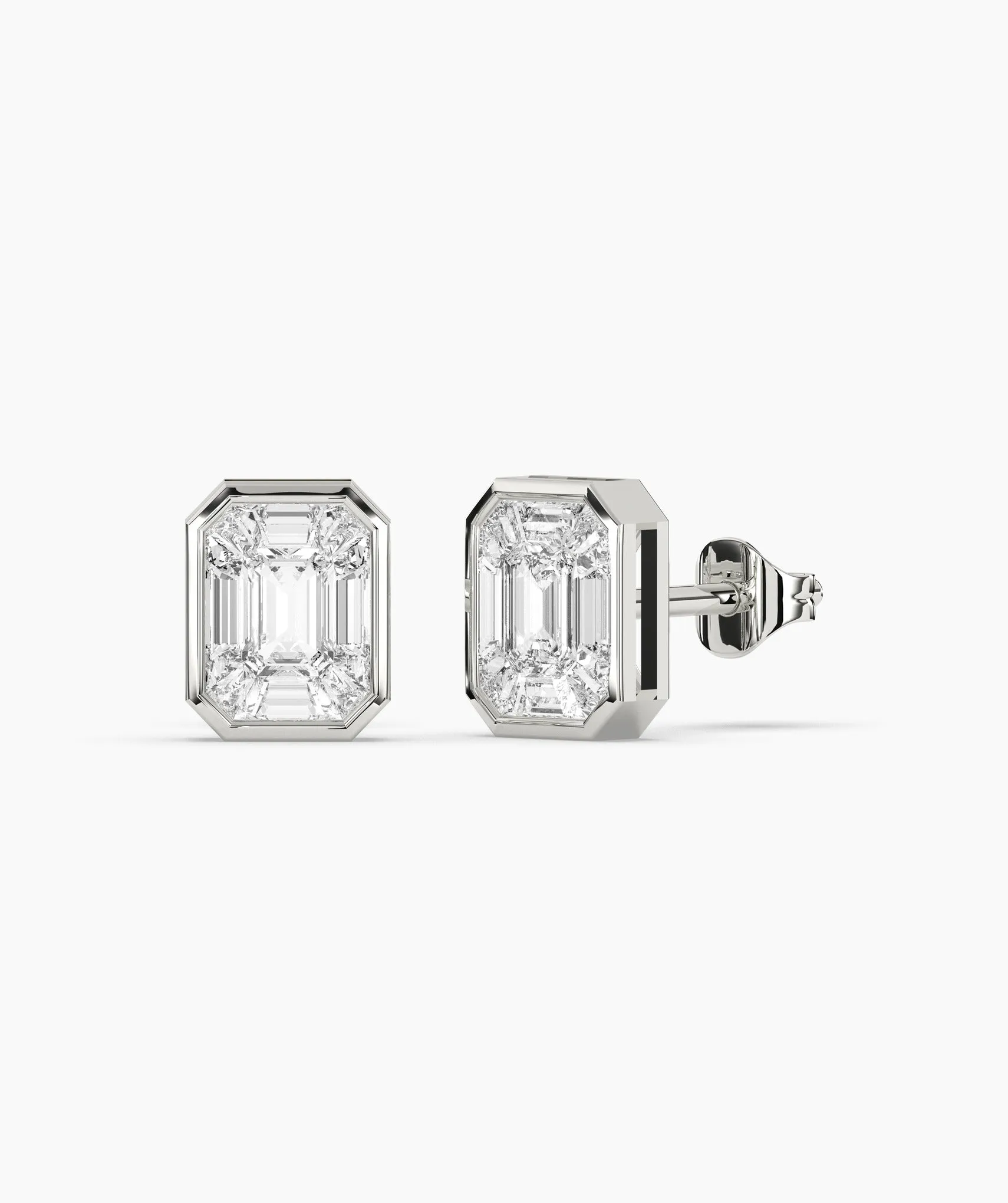 Sophisticated Emerald-Style Studs