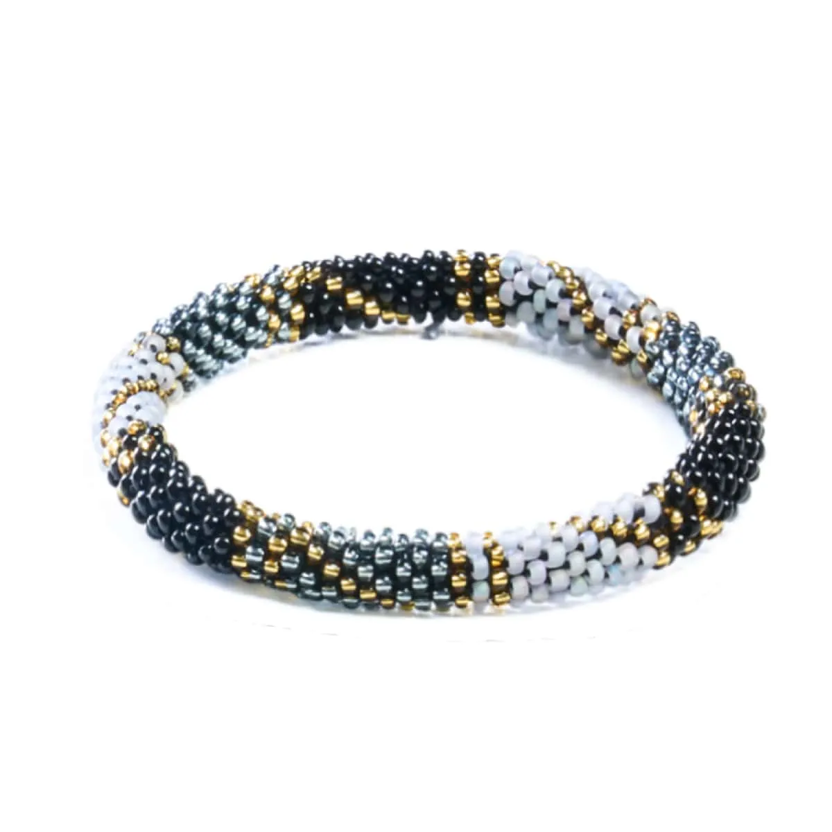 Speckled Hen | Himalayan Glass Bead Bracelet