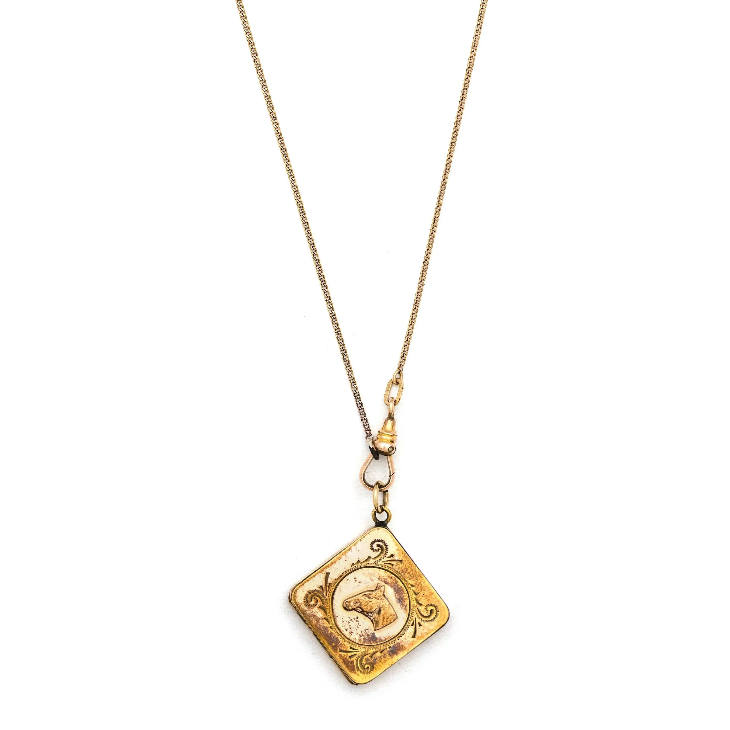 Square Equestrian Locket