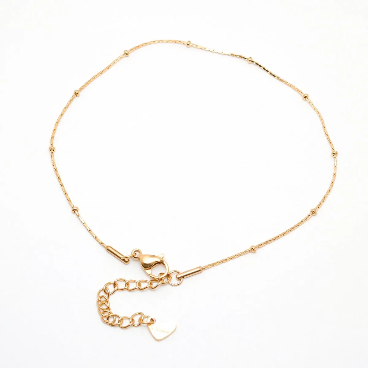 Stainless Steel Anklet Gold Color For Women