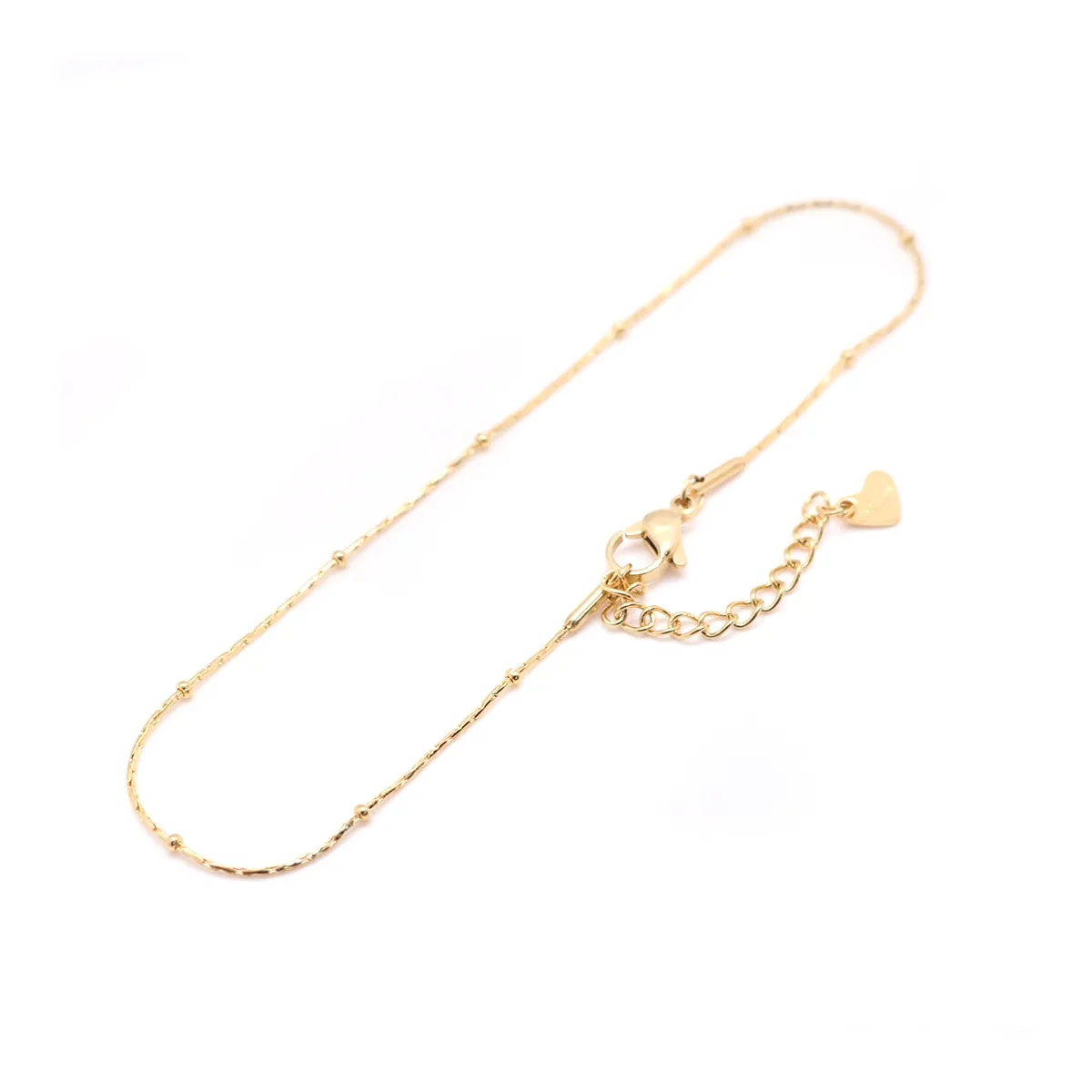 Stainless Steel Anklet Gold Color For Women