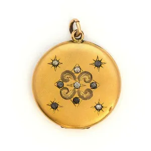 Stars in the Sky Antique Locket
