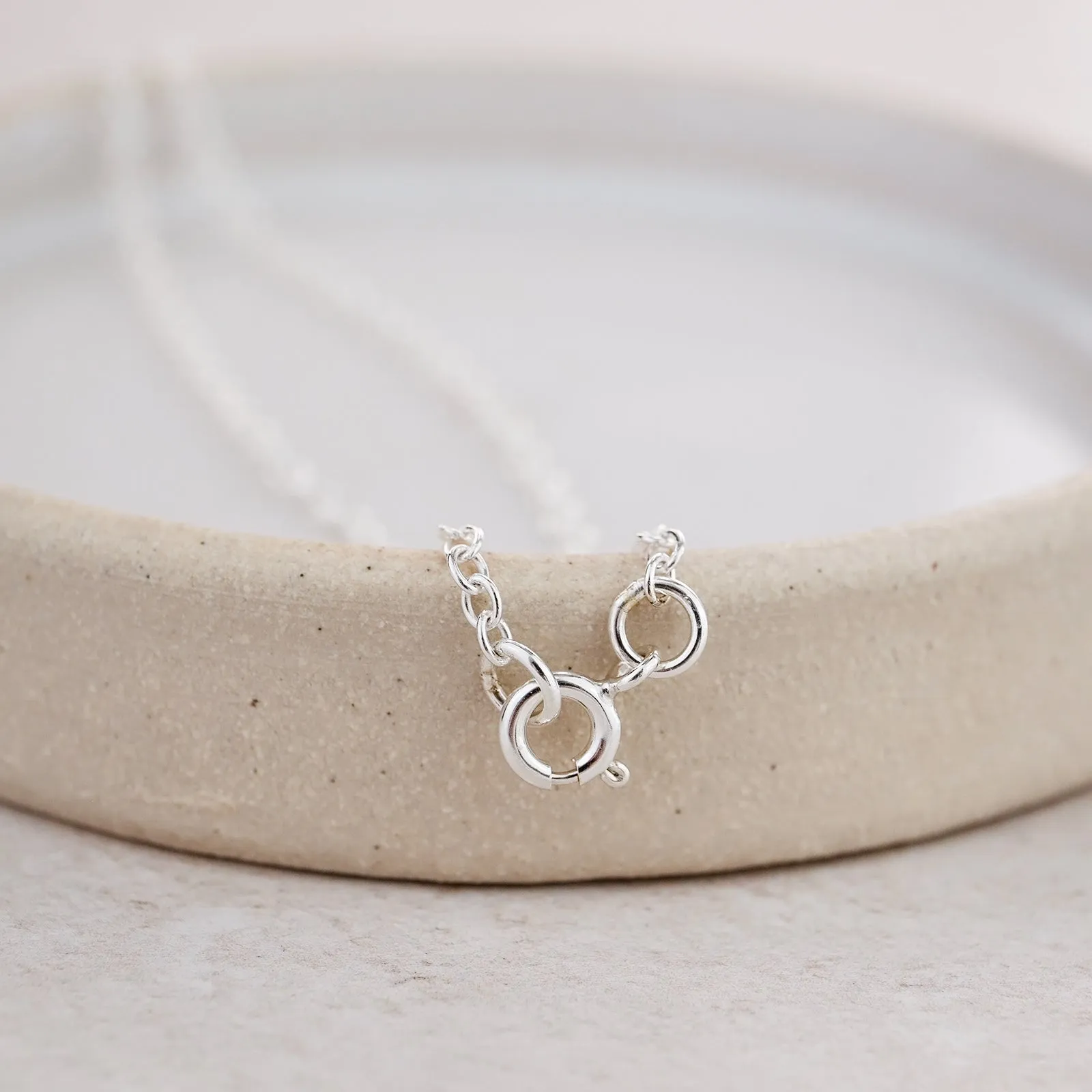 Sterling Silver Cross Charm Anklet
