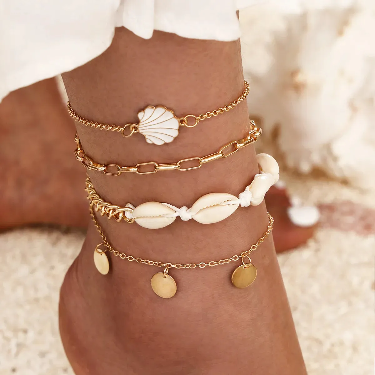 Summer Shell Chain set