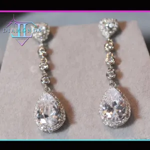 Teardrop Earrings | Womens Diamond Earrings | Pear Shape Earrings