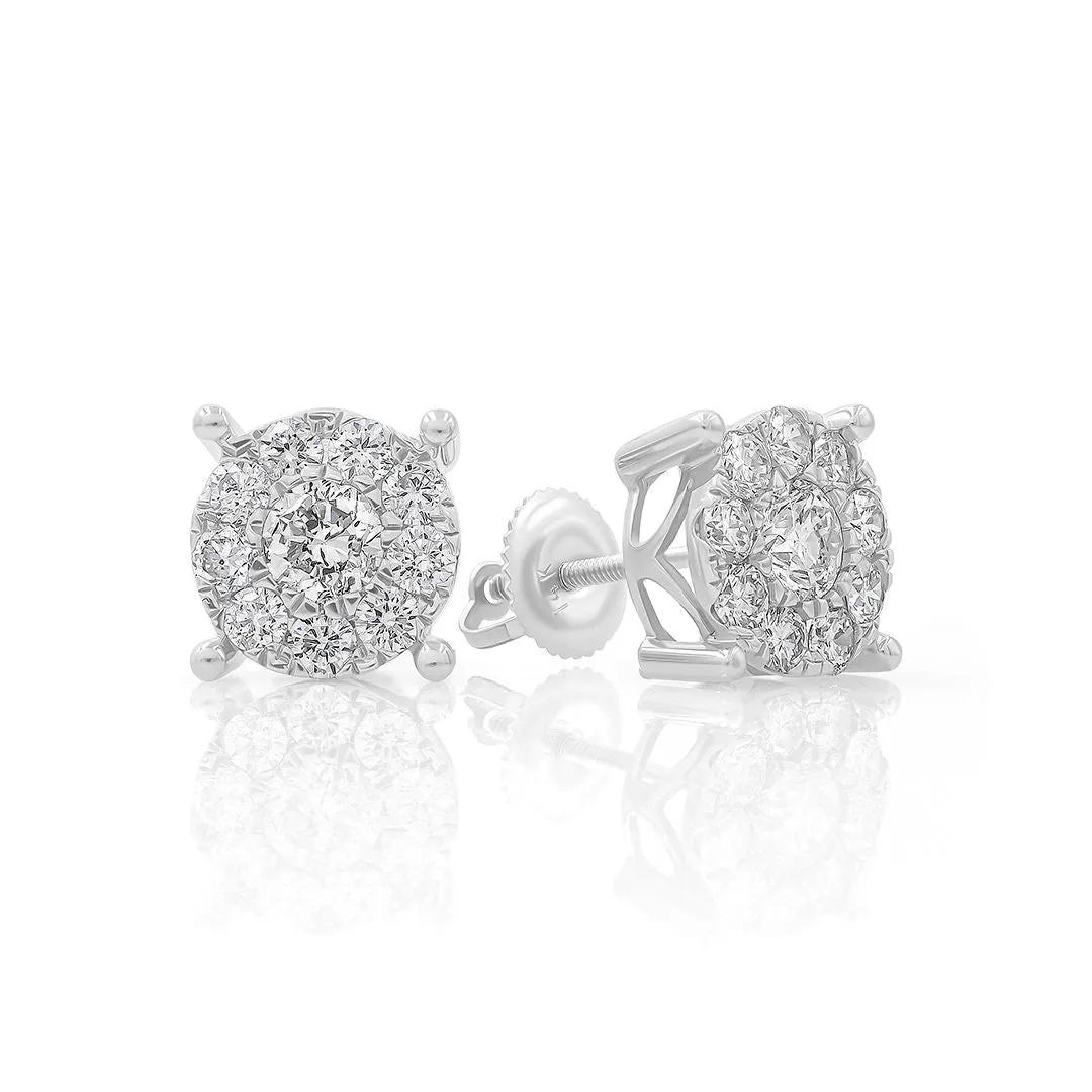 Ten Stud Diamond Earrings XL