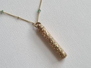 the letters I wrote | antique propelling pencil necklace