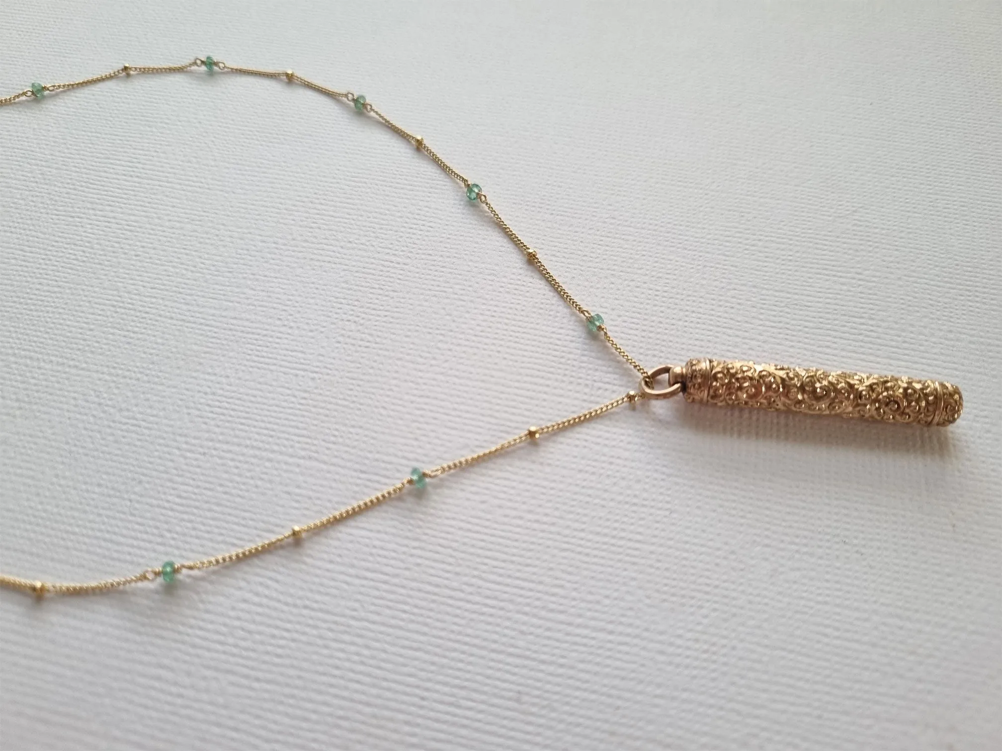 the letters I wrote | antique propelling pencil necklace