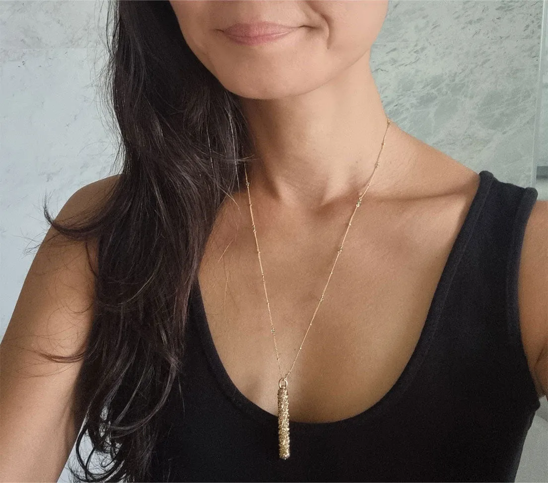 the letters I wrote | antique propelling pencil necklace