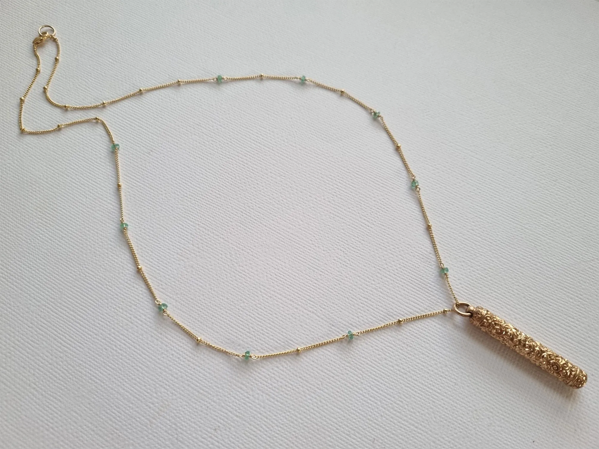 the letters I wrote | antique propelling pencil necklace
