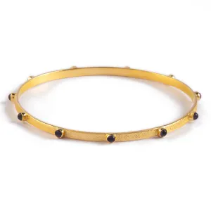 Third Eye Chakra Bangle - Amethyst