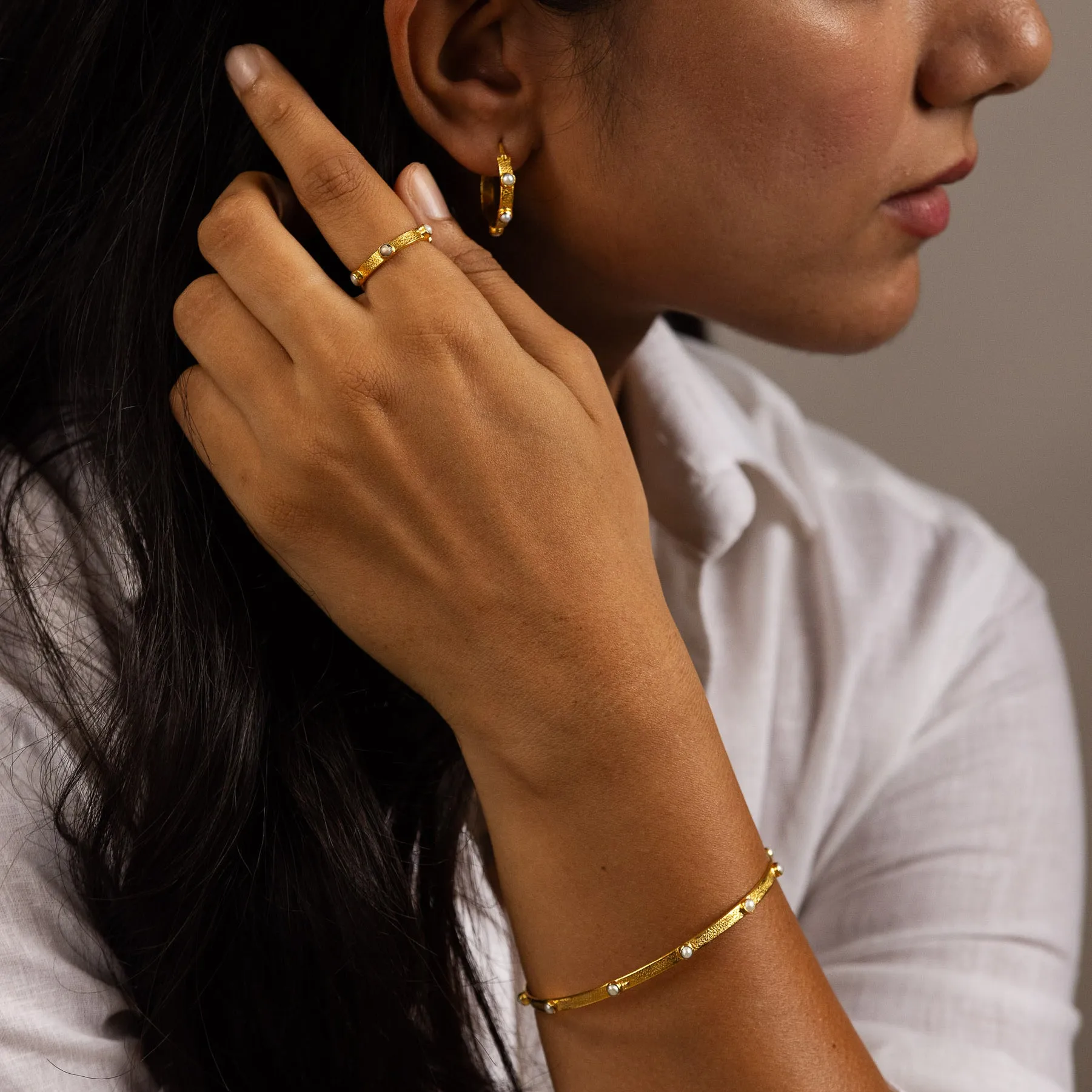 Third Eye Chakra Bangle - Amethyst