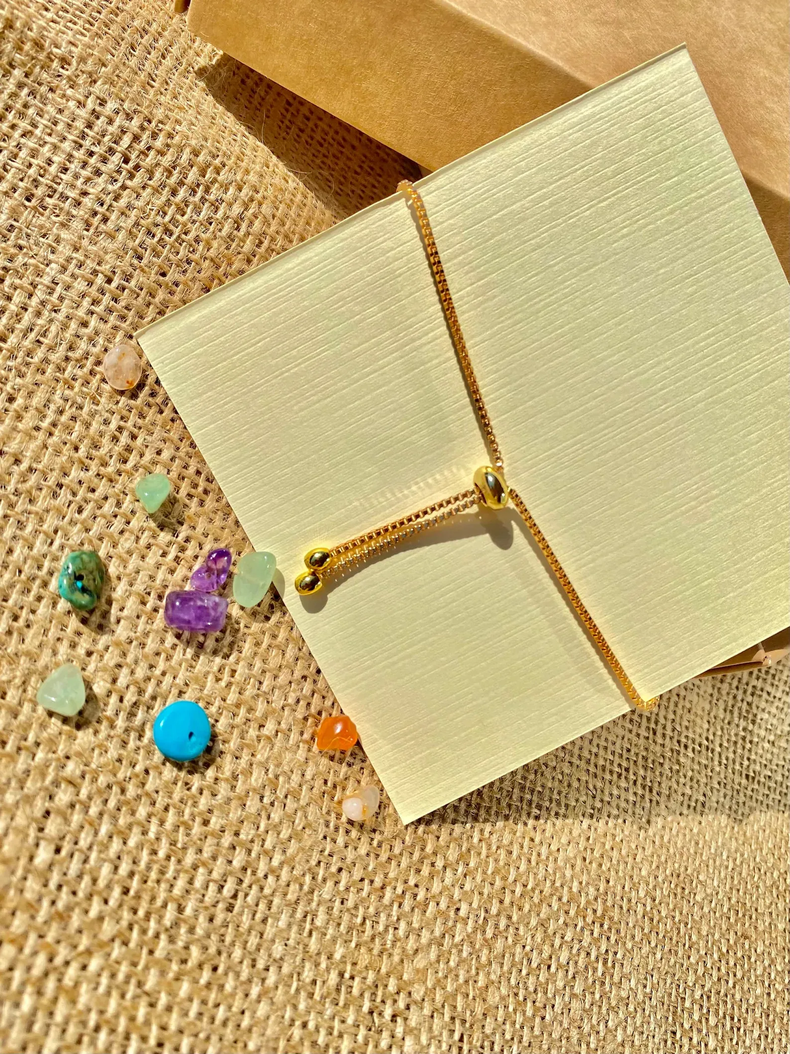 Throat Chakra Gemstone Bracelet