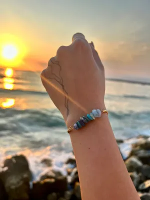 Throat Chakra Gemstone Bracelet