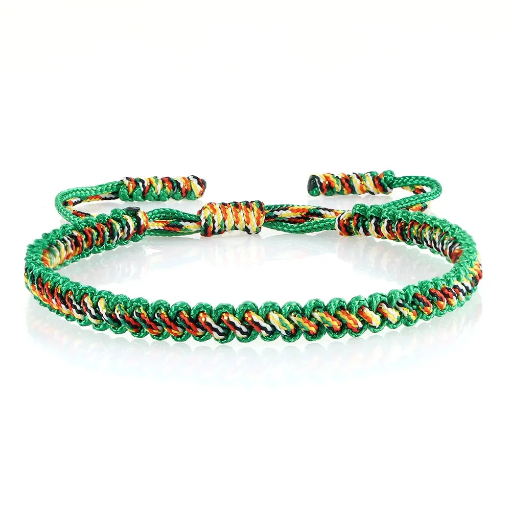 Tibetan Buddhist Lucky Woven Rope Bracelet