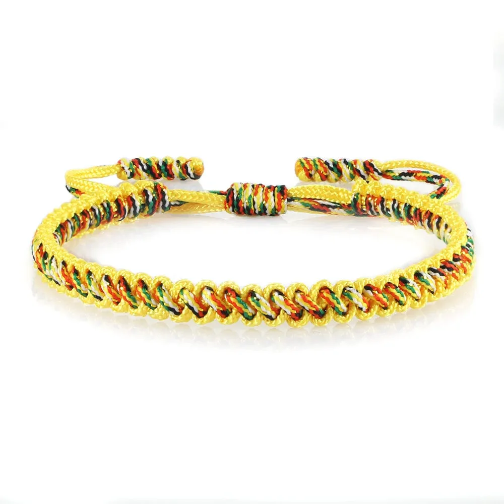 Tibetan Buddhist Lucky Woven Rope Bracelet
