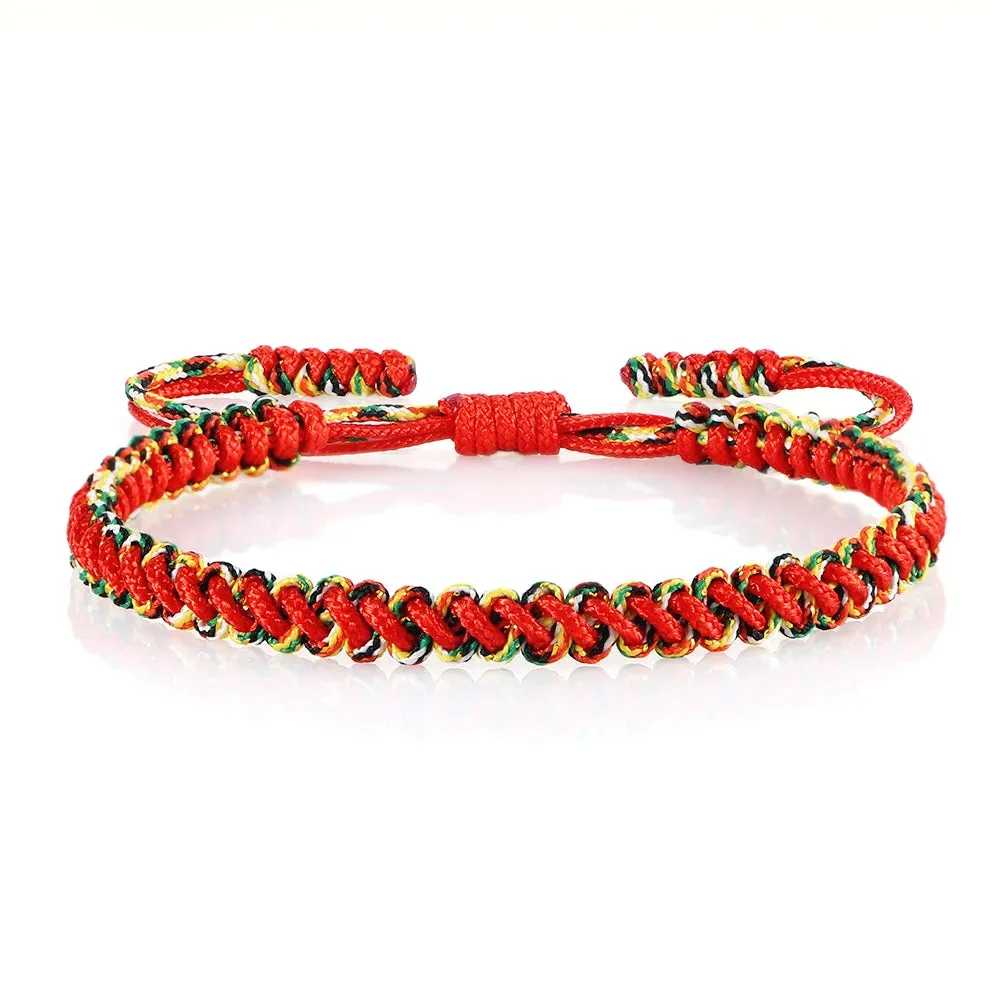Tibetan Buddhist Lucky Woven Rope Bracelet