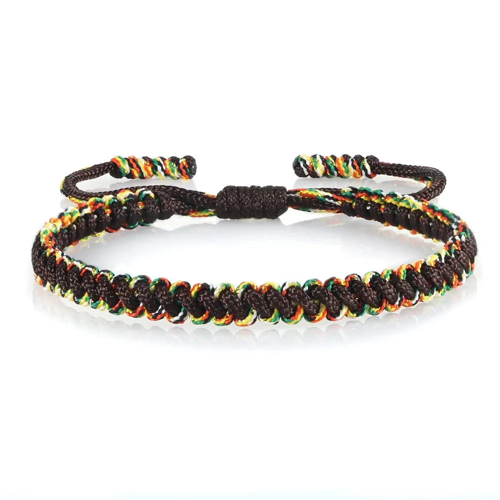 Tibetan Buddhist Lucky Woven Rope Bracelet