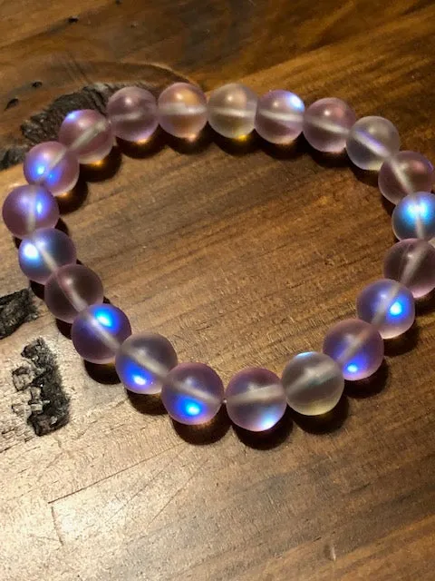 Tibetan Hidden Magic Bracelets, Blue Glowstones