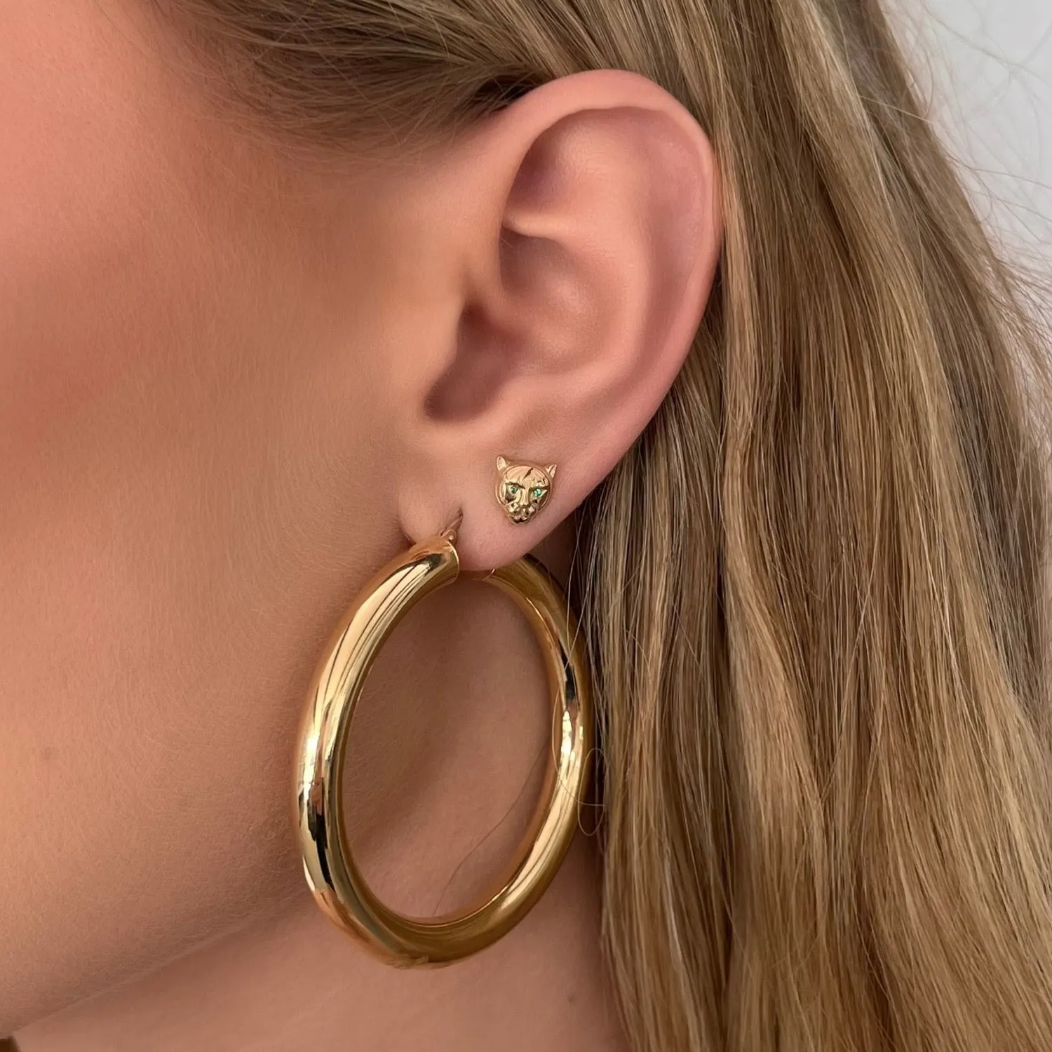 Tiger Stud Earrings