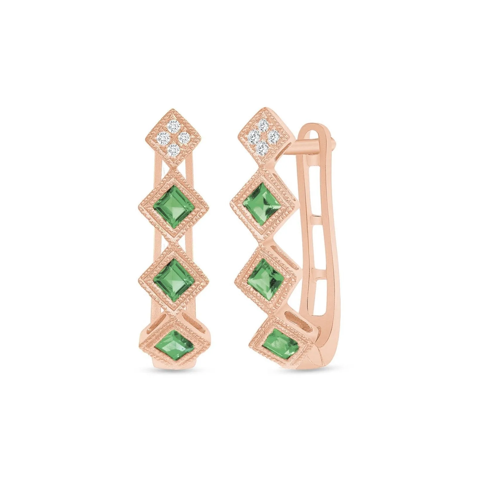 Timeless Emerald Earrings
