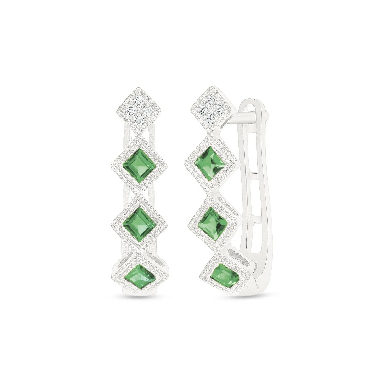 Timeless Emerald Earrings