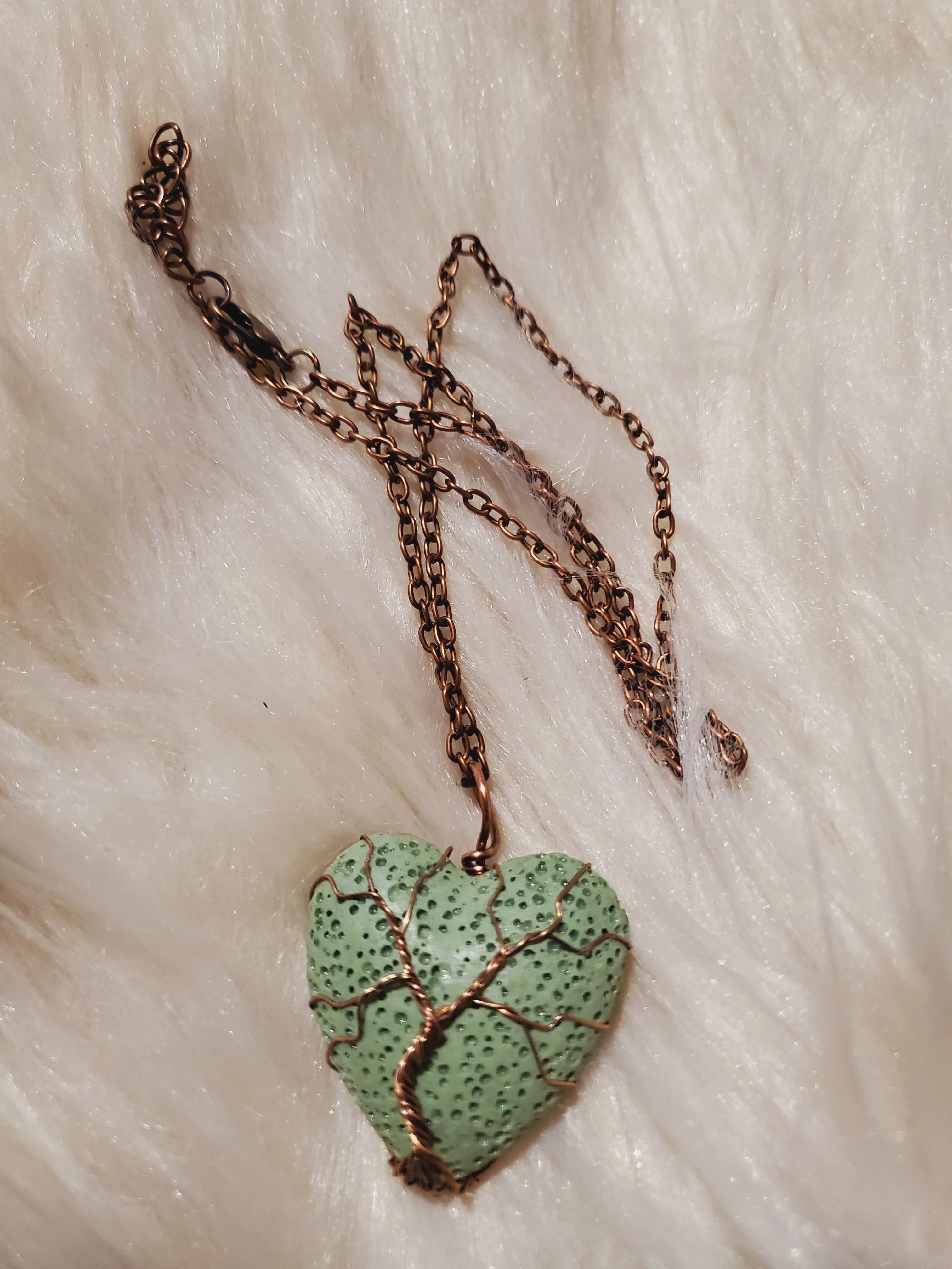 Tree of Life, Lava Necklace
