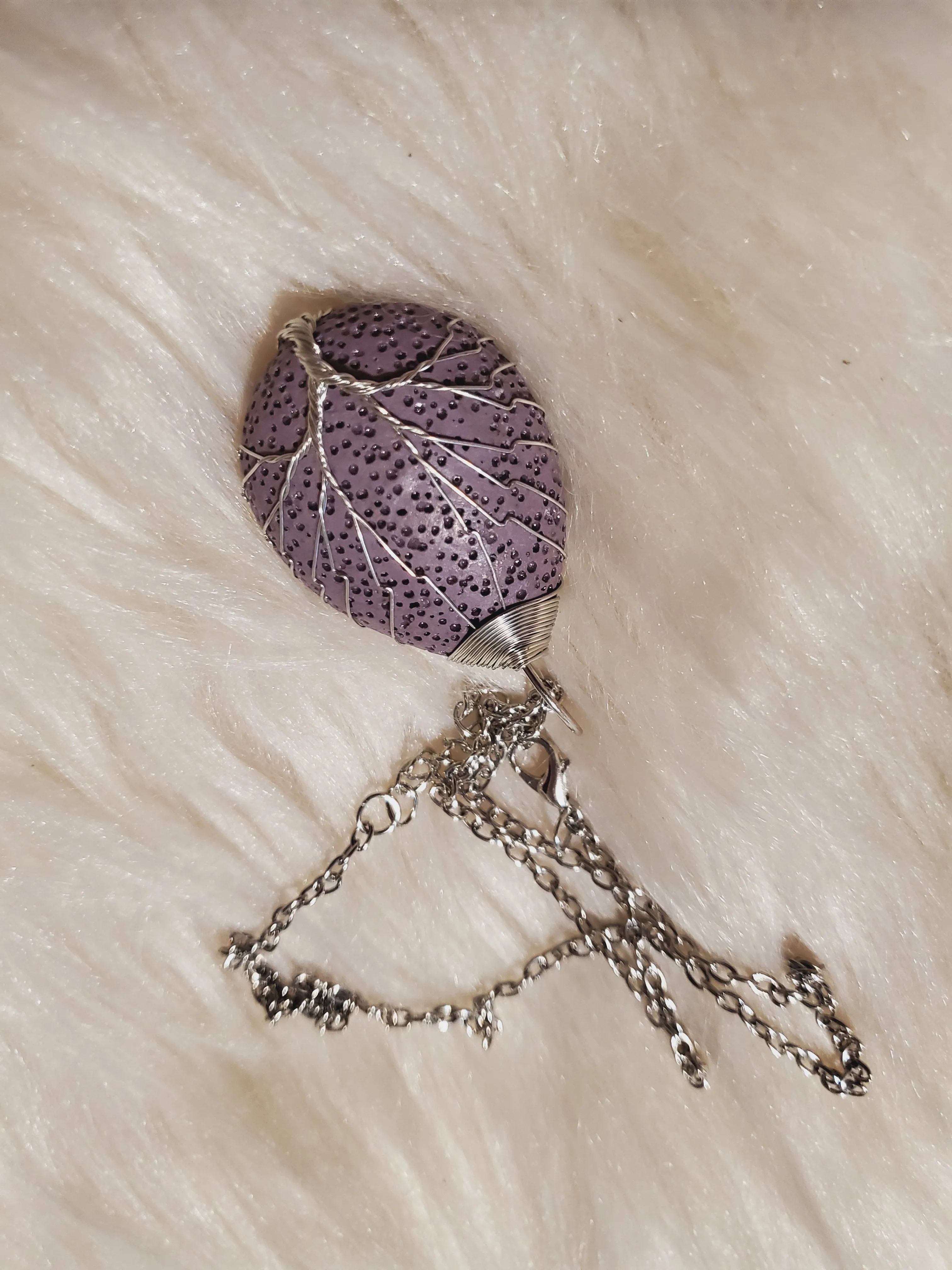 Tree of Life, Lava Necklace