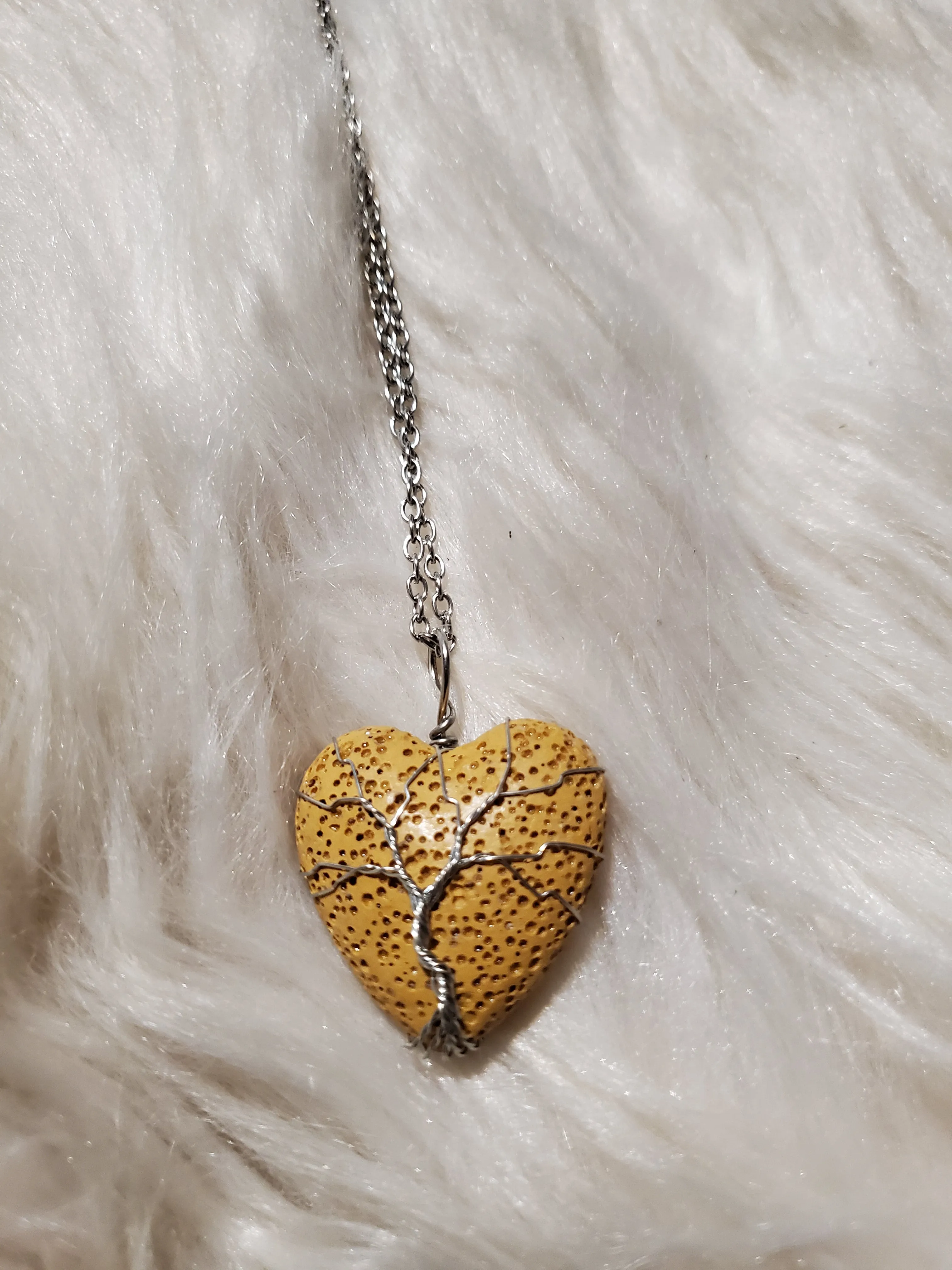 Tree of Life, Lava Necklace