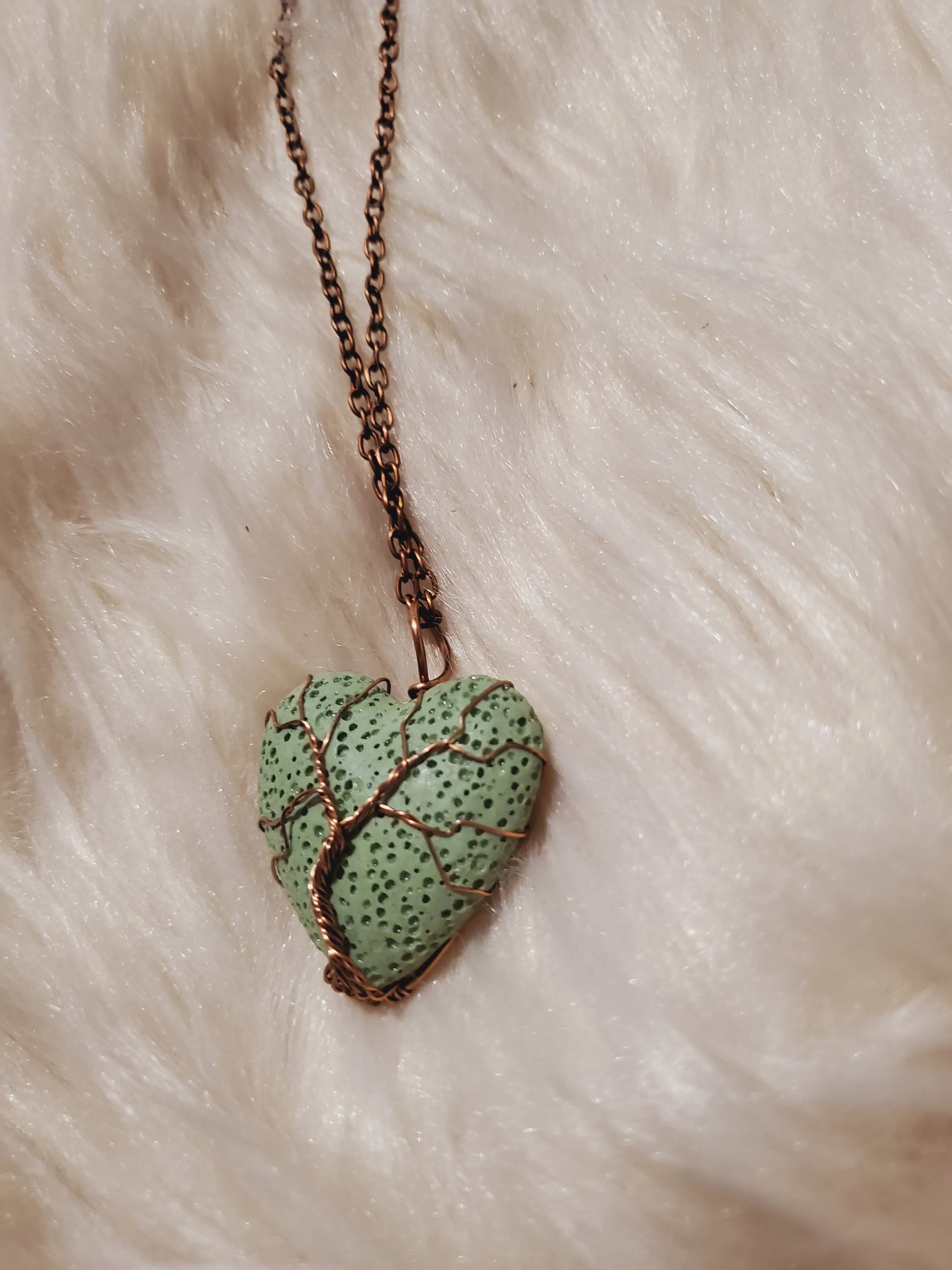Tree of Life, Lava Necklace