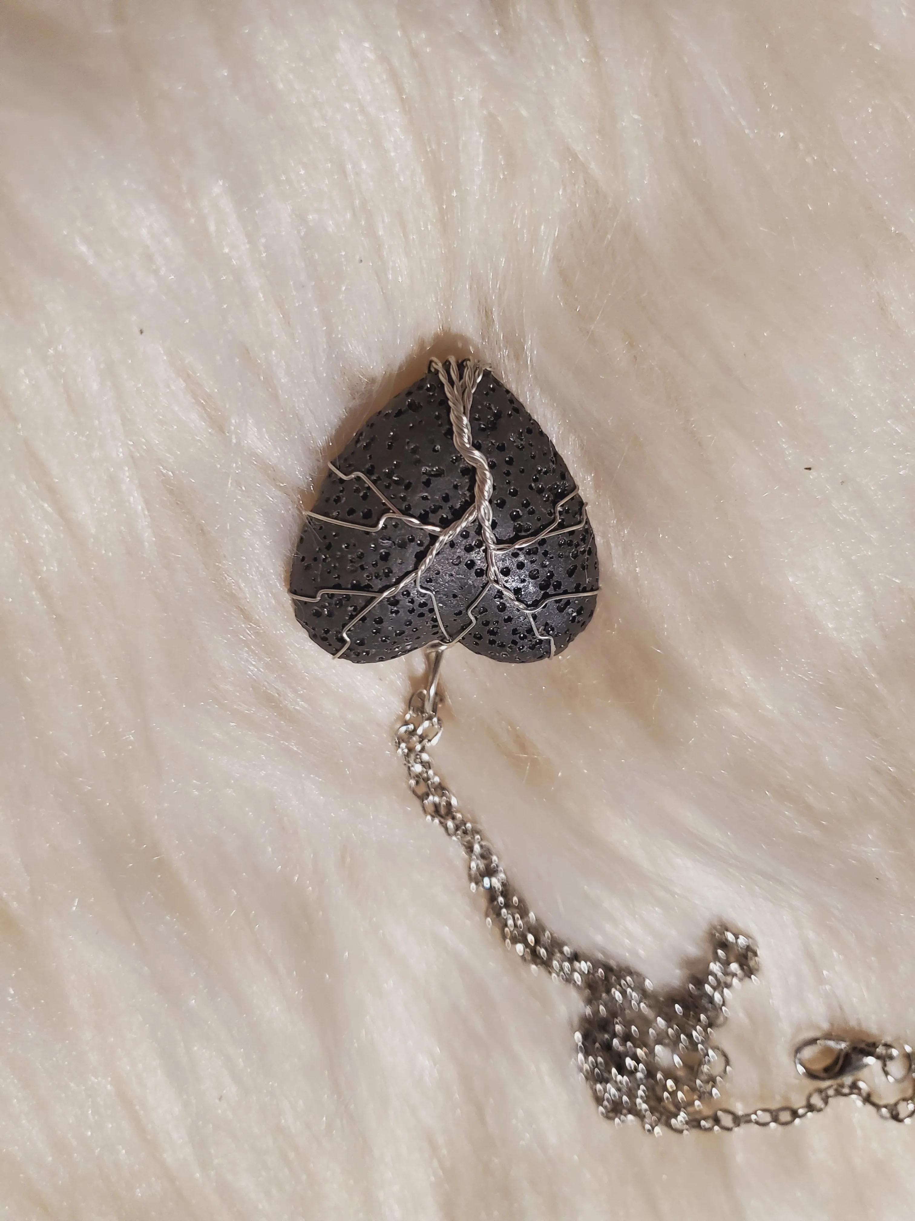 Tree of Life, Lava Necklace