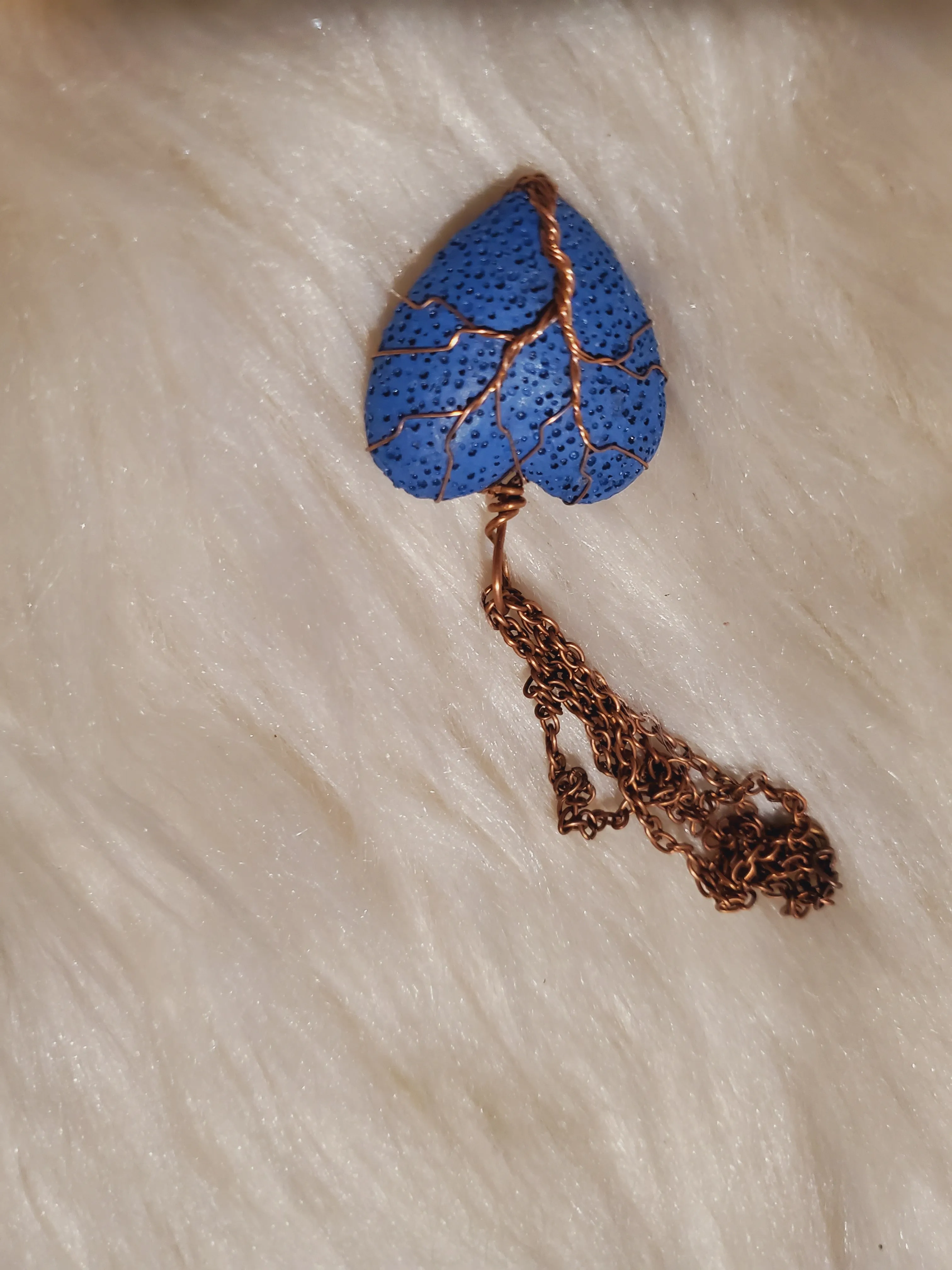 Tree of Life, Lava Necklace