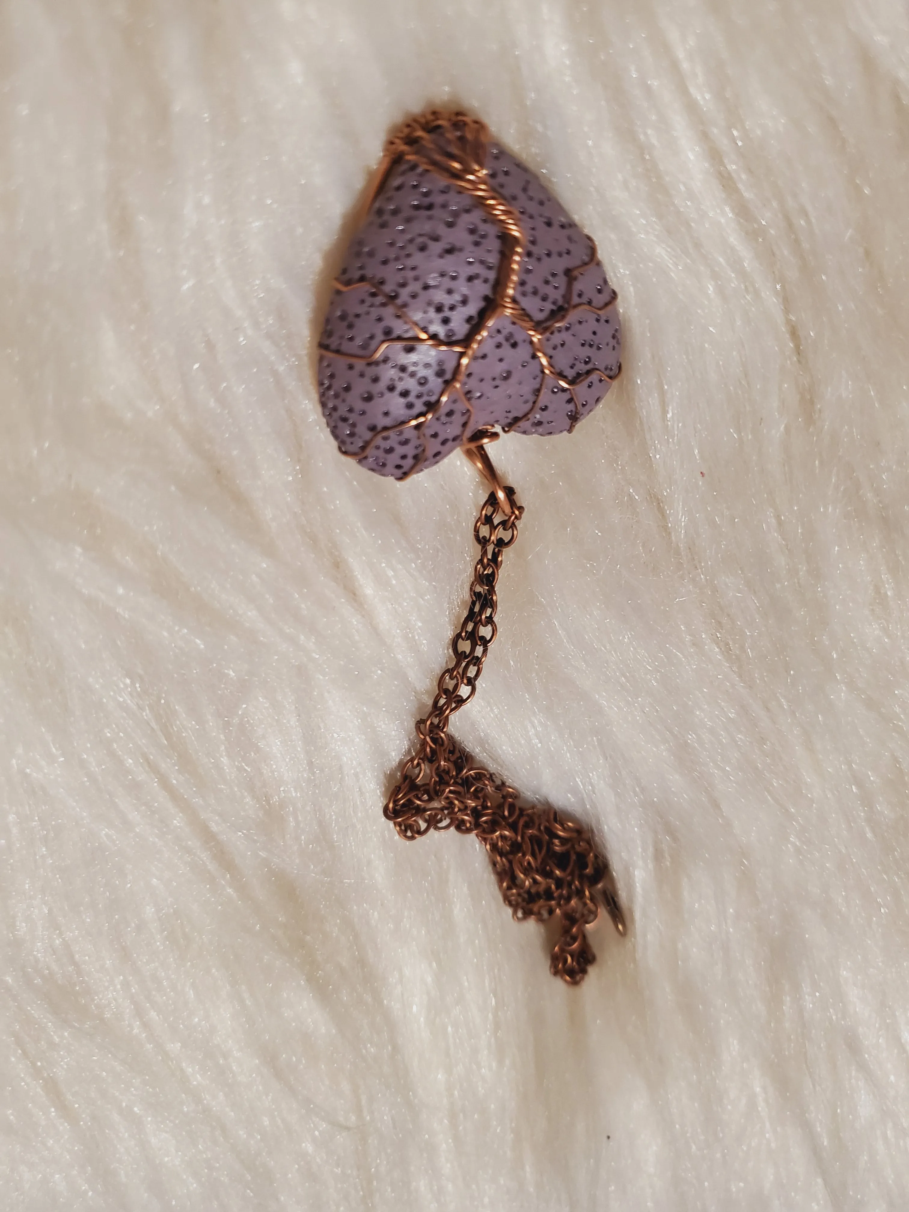 Tree of Life, Lava Necklace
