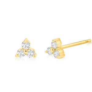Trio Diamond Studs