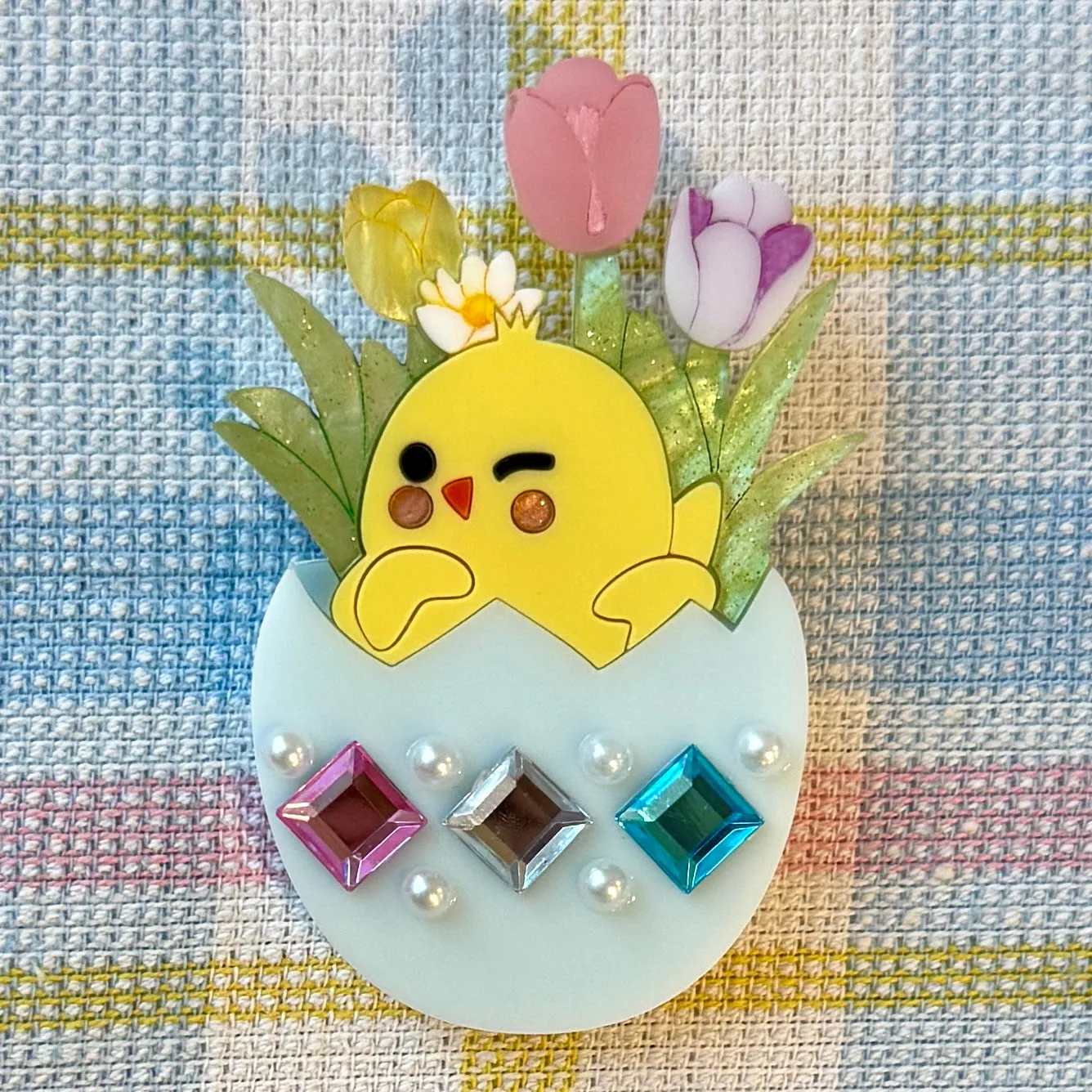 Tulip Tweet - Brooch