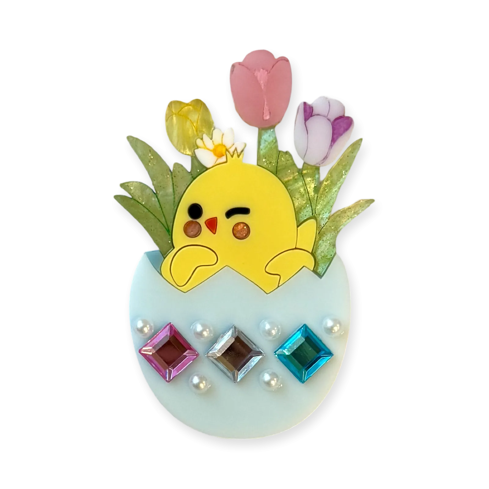 Tulip Tweet - Brooch