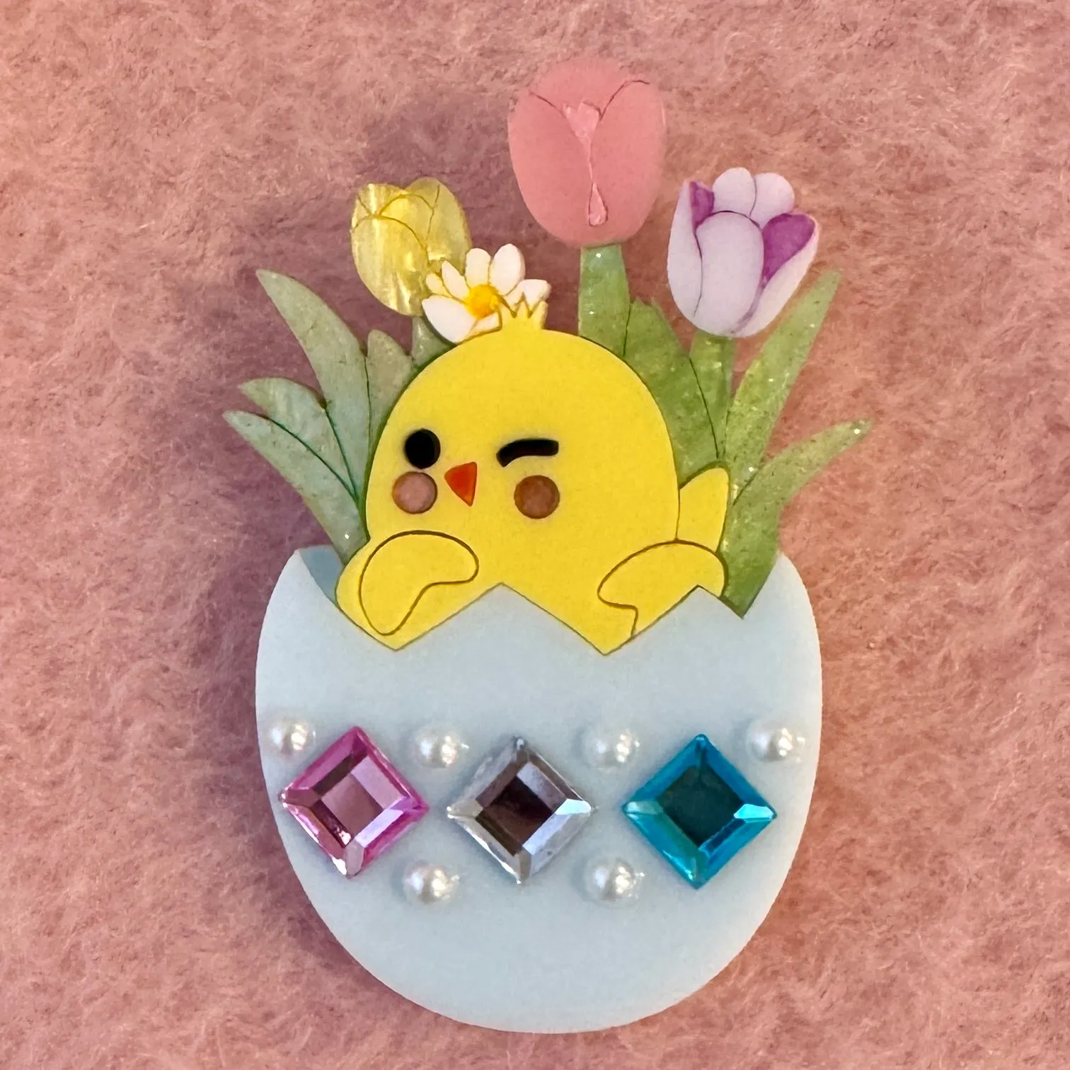 Tulip Tweet - Brooch