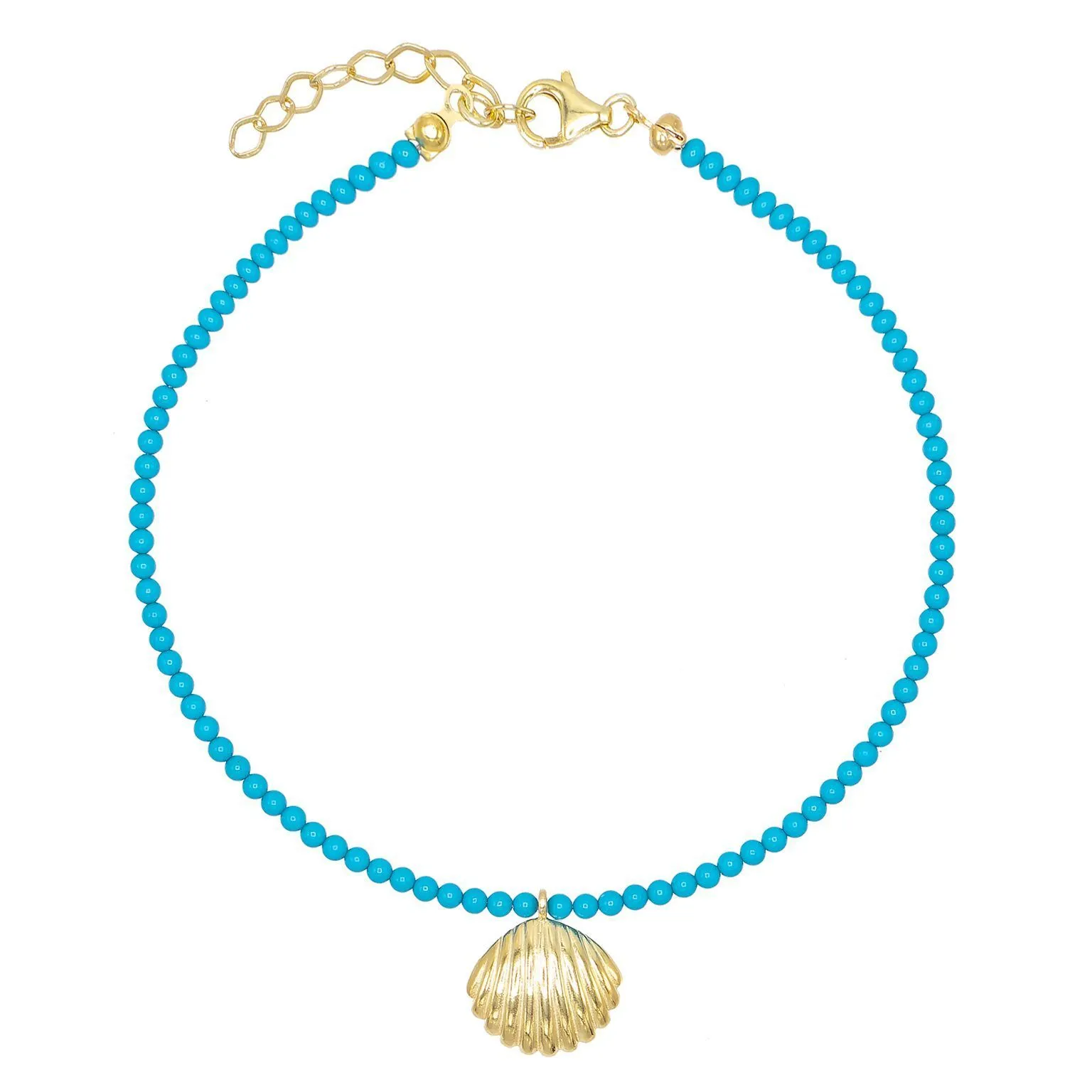 Turquoise Shell Anklet