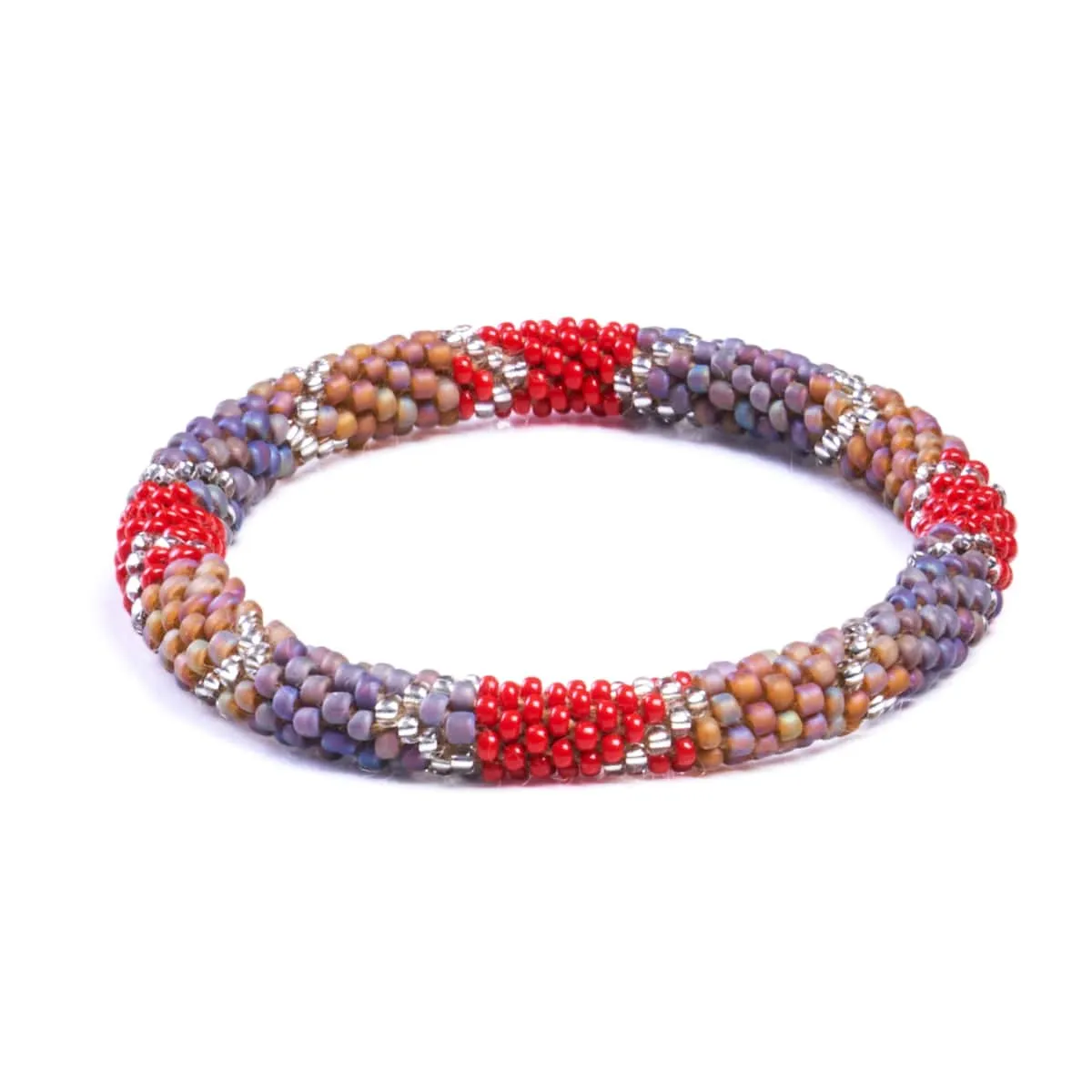 Tuscan Dawn | Himalayan Glass Bead Bracelet